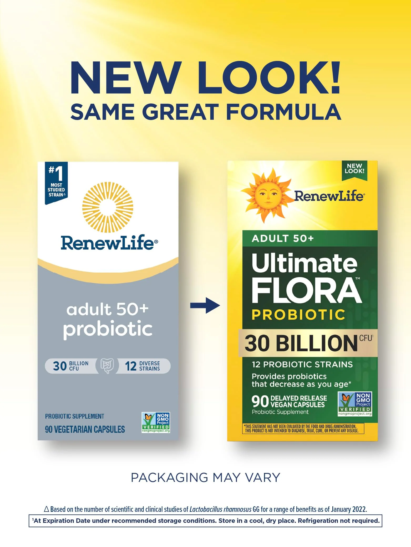Renew Life Probiotic Adult 50 Plus – 30 Billion CFU, 90 Count Capsules | Digestive & Immune Support - Image 3