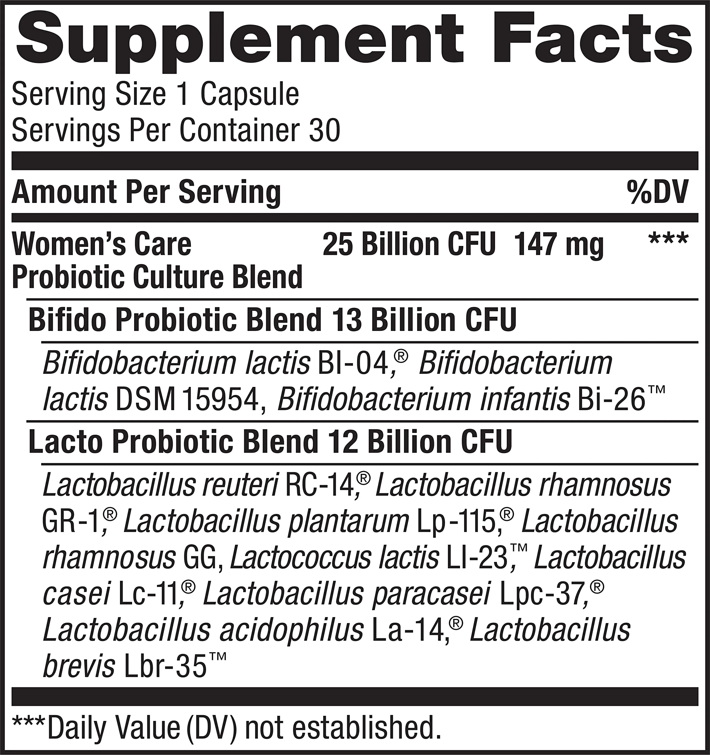 Renew Life Ultimate Flora Women's Care Probiotic 25 Billion CFU - 90 Capsules | Gluten Free, Non-GMO - Image 4