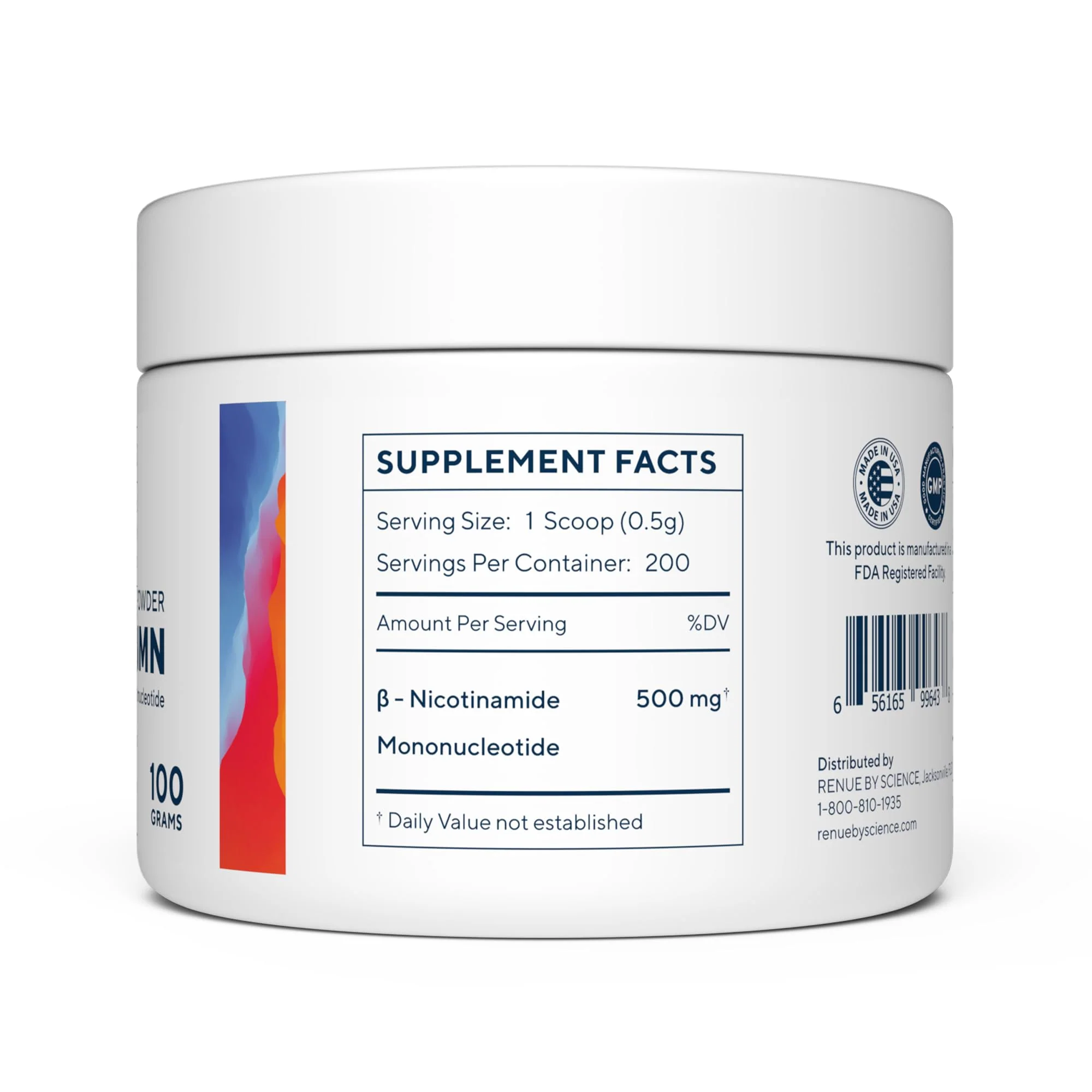 RENUE by Science NMN Powder – 100g, 500mg per Serving, Fast-Dissolve Sublingual, USA Made, Third-Party Tested - Image 3