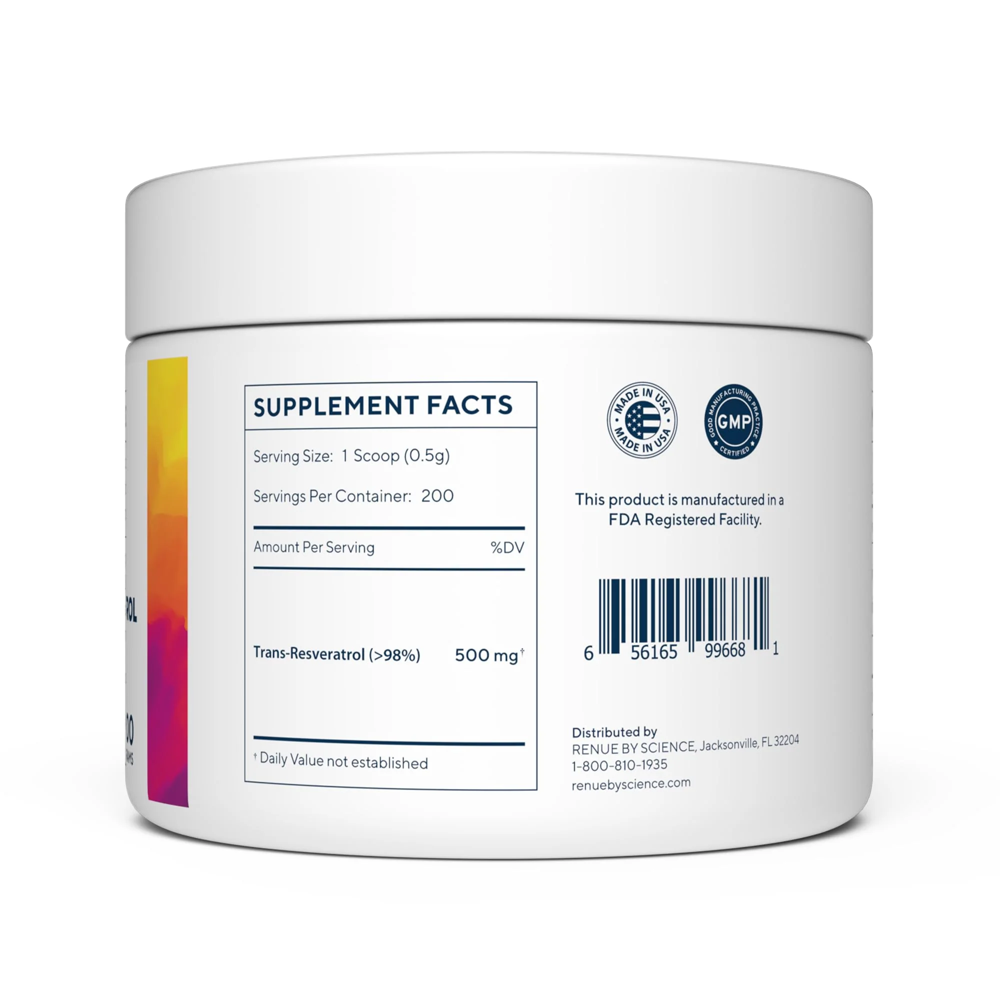 Renue By Science Resveratrol | High Strength Trans-Resveratrol Powder (100g) | Non-GMO & Allergen Free | Made in the USA - Image 6