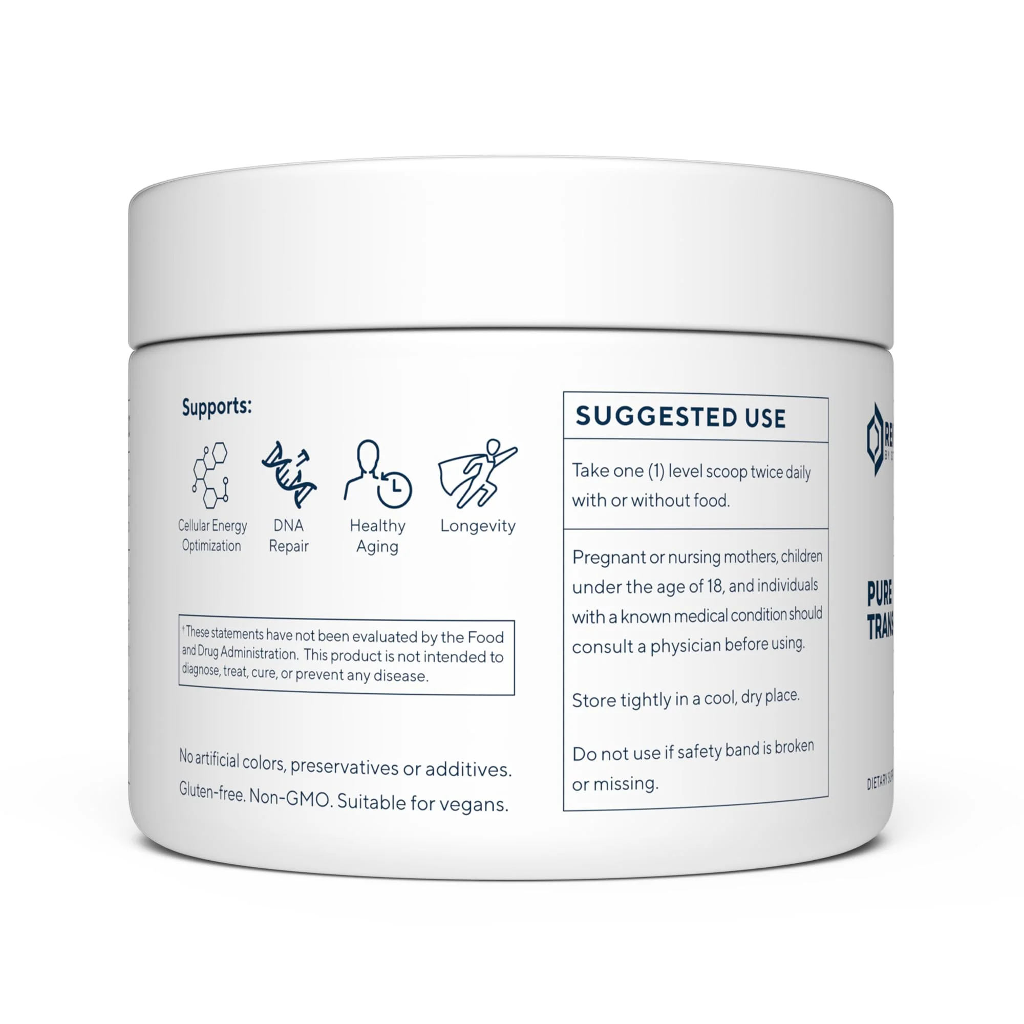 Renue By Science Resveratrol | High Strength Trans-Resveratrol Powder (100g) | Non-GMO & Allergen Free | Made in the USA - Image 7
