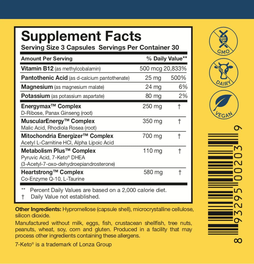 Researched Nutritionals Energy Duo – ATP 360 & Multi-Plex for Adrenal & Mitochondrial Support - Image 6