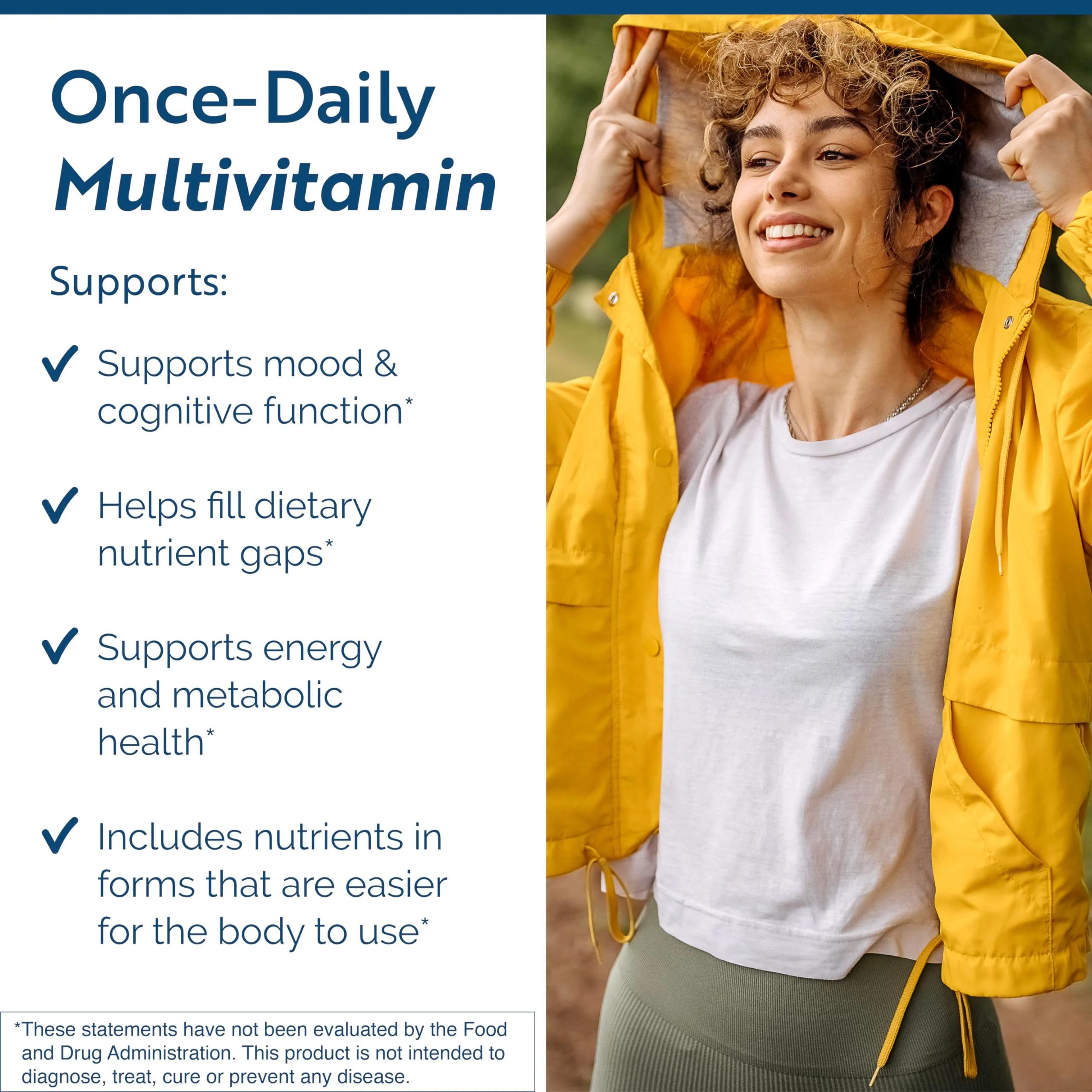 Researched Nutritionals Physician's Daily + D3 – Daily Multivitamin with Vitamin D3 2000 IU for Men & Women - Image 2