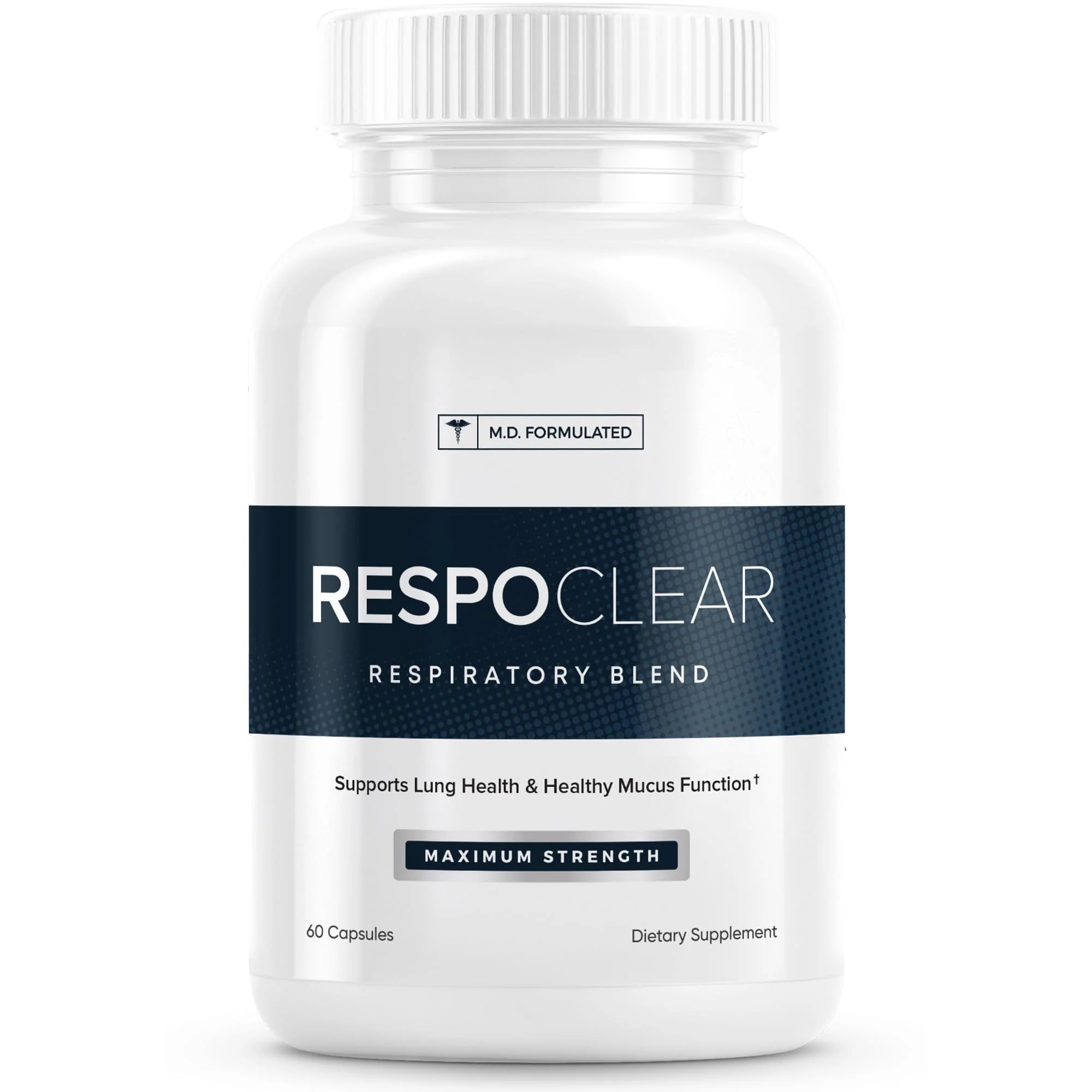 RespoClear 60 Caps – Herbal Respiratory Support, Lung Detox, Sinus Relief | NAC, Elderberry, Quercetin | GMO-Free, Made in USA