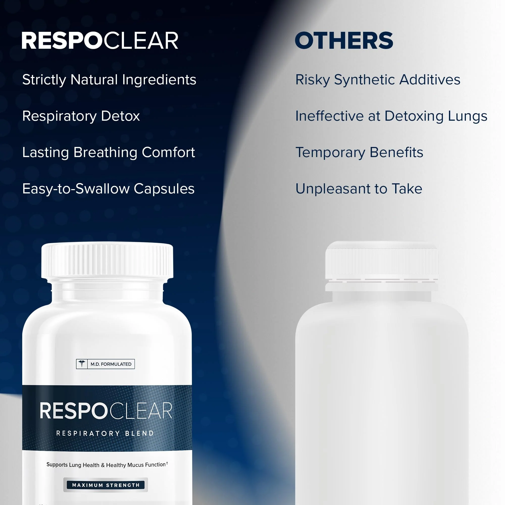 RespoClear 60 Caps – Herbal Respiratory Support, Lung Detox, Sinus Relief | NAC, Elderberry, Quercetin | GMO-Free, Made in USA - Image 17