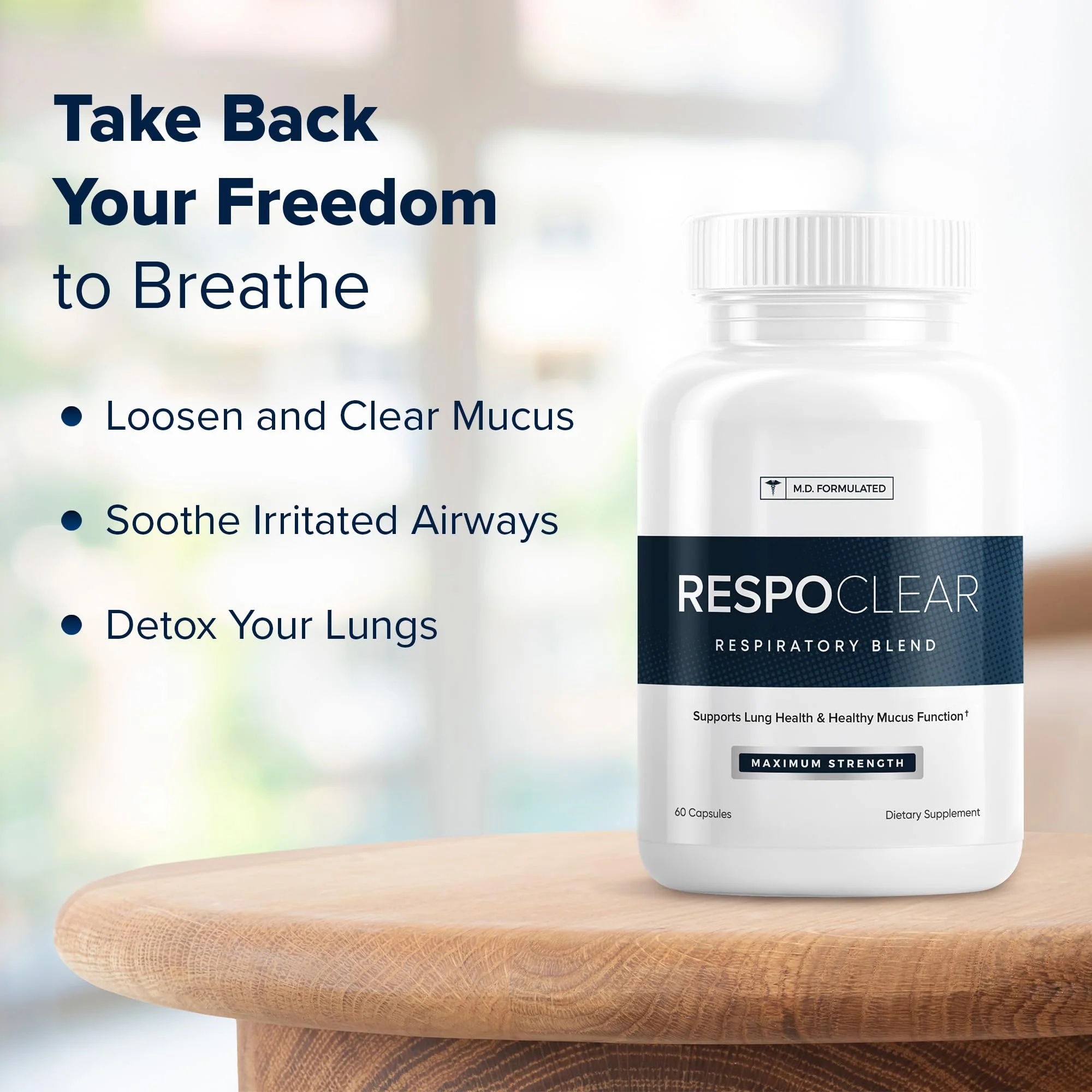 RespoClear 60 Caps – Herbal Respiratory Support, Lung Detox, Sinus Relief | NAC, Elderberry, Quercetin | GMO-Free, Made in USA - Image 22