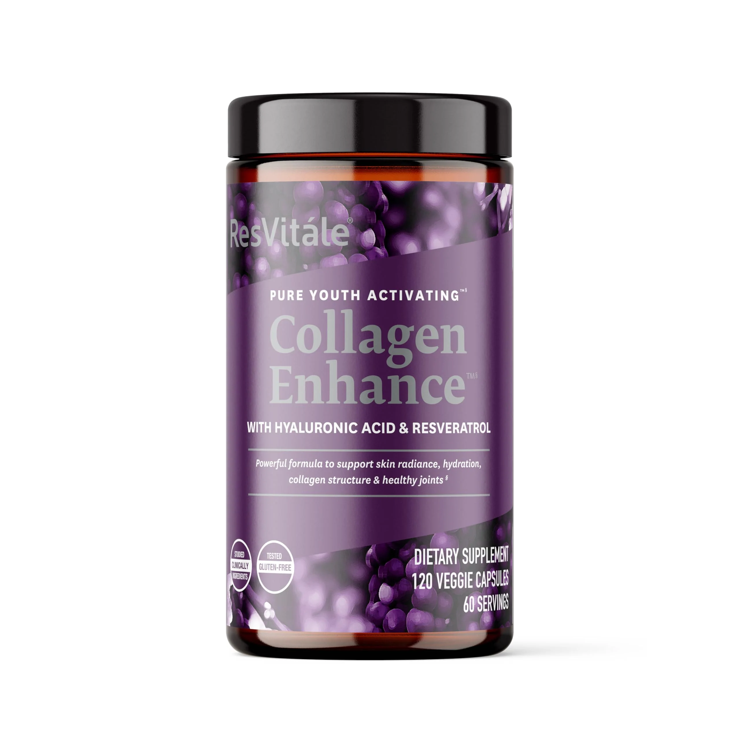 ResVitale Collagen Enhance - Hyaluronic Acid & Resveratrol - 120 Capsules - Image 8