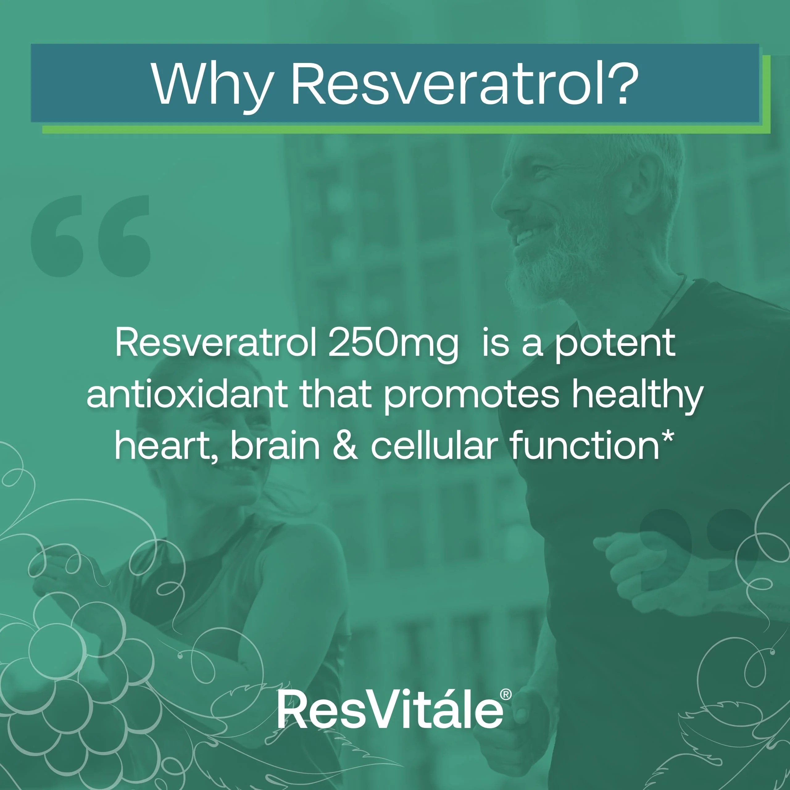 ResVitále Resveratrol 250 mg - 120 Veggie Capsules | Longevity - Image 5