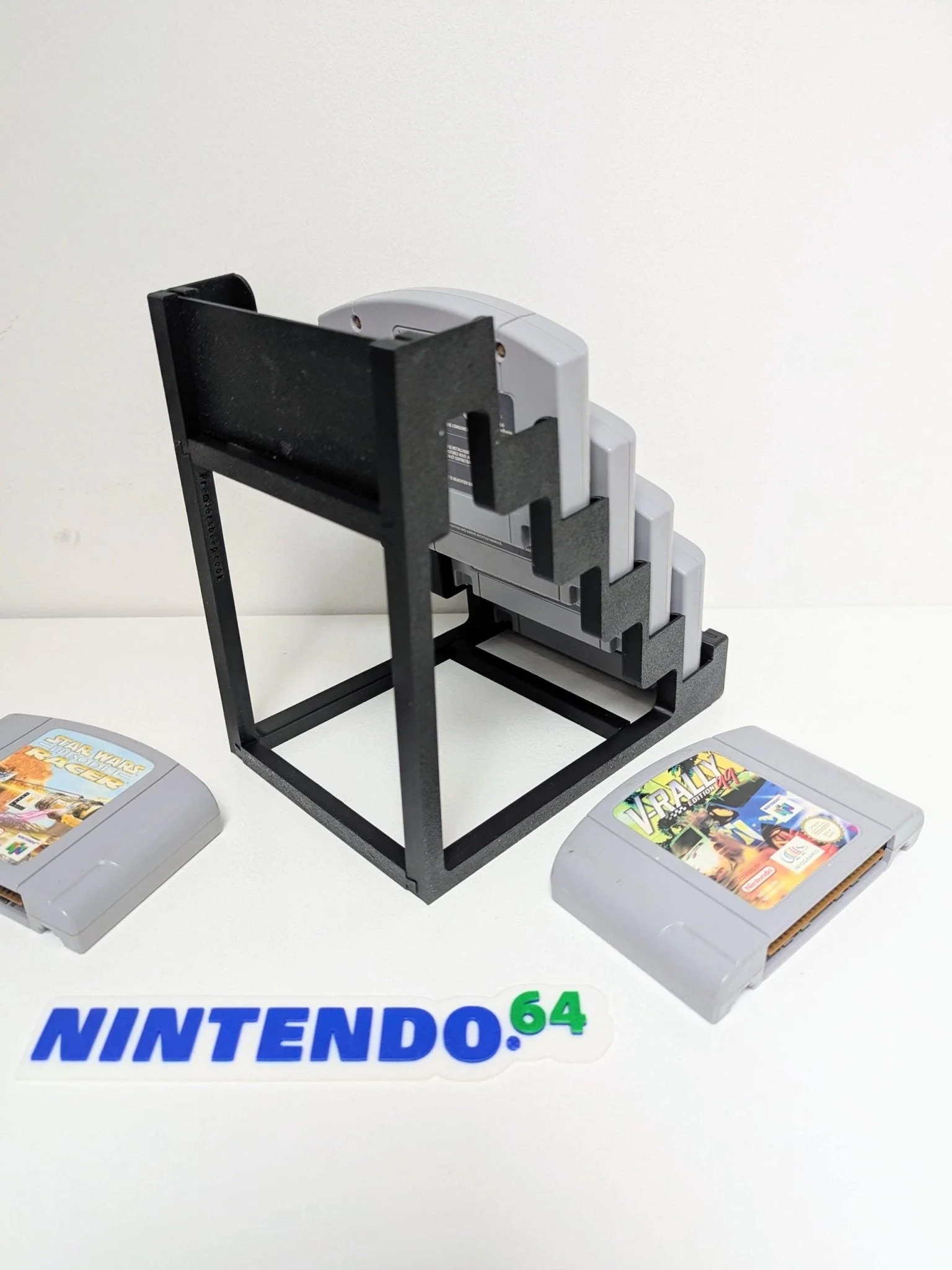 Retro Nintendo 64 Game Cartridge Stand | Holds 5 N64 Titles - Image 5