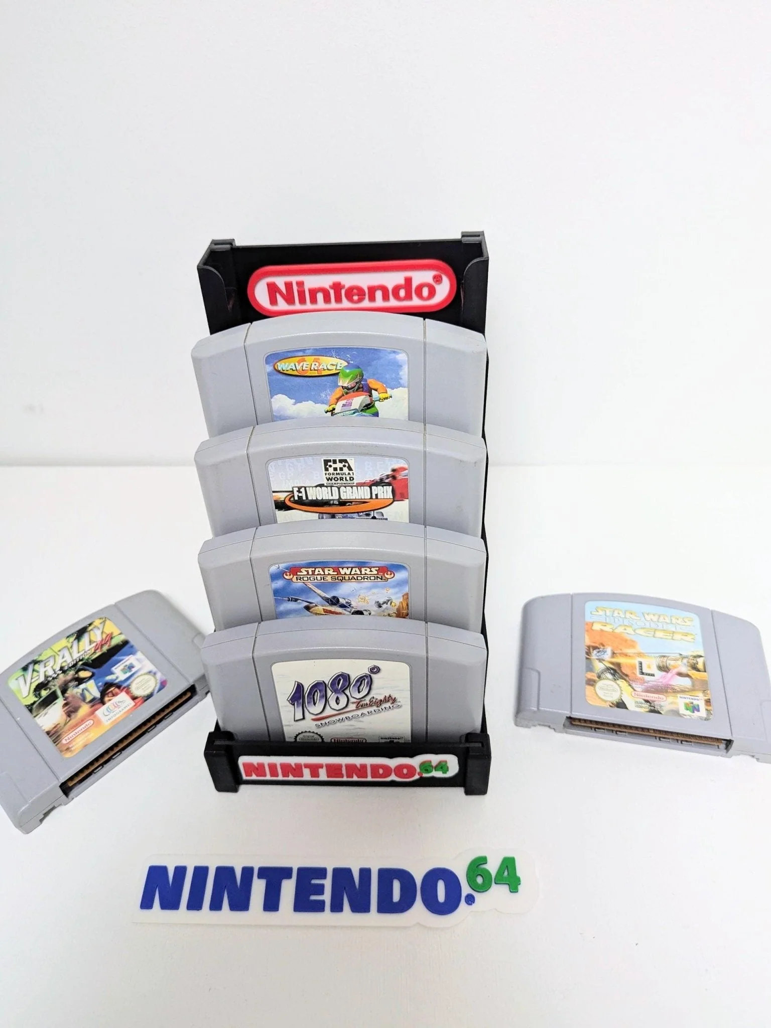 Retro Nintendo 64 Game Cartridge Stand | Holds 5 N64 Titles - Image 7
