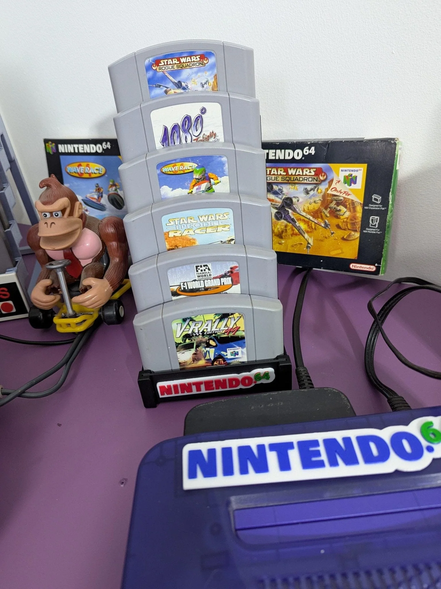 Retro Nintendo 64 Game Cartridge Stand | Holds 5 N64 Titles - Image 9