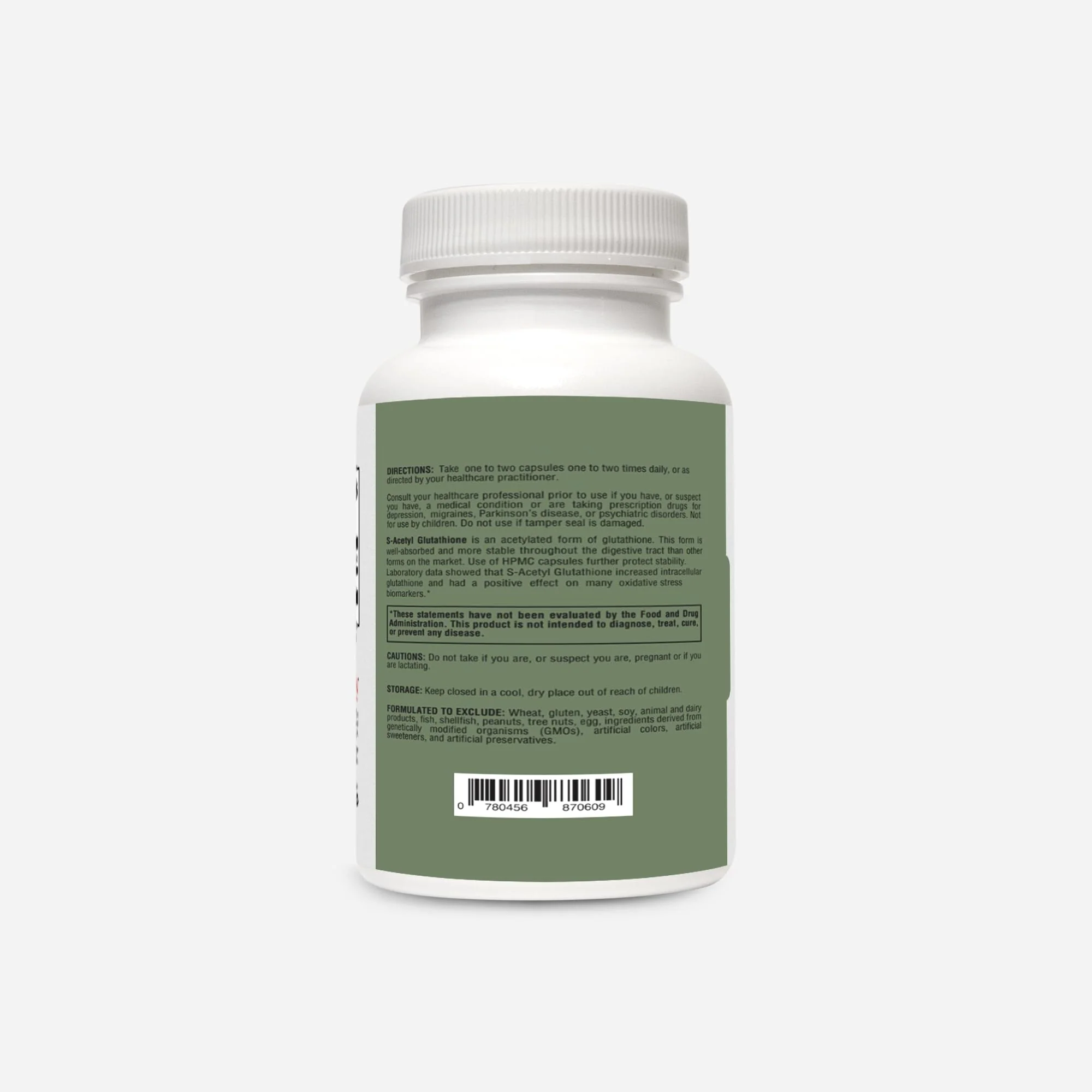 RetzlerRx S-Acetyl Glutathione Supplement 100 mg • Made in USA • Antioxidant Support - Image 3
