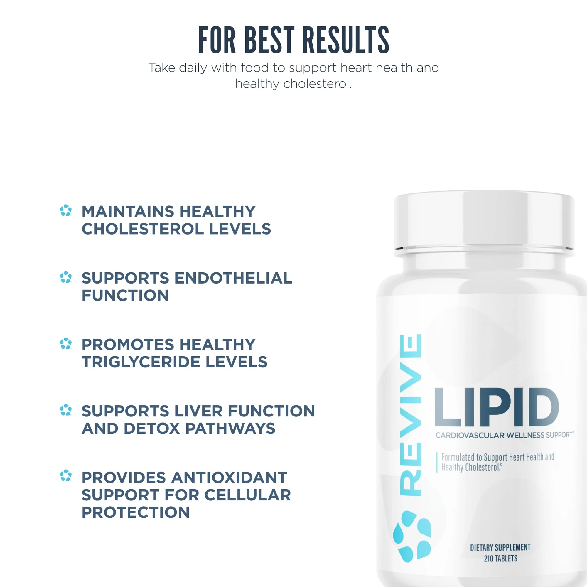 Revive MD Lipid Support Formula – Healthy Cholesterol, Endothelial & Triglyceride Support (30 Servings) - Image 12