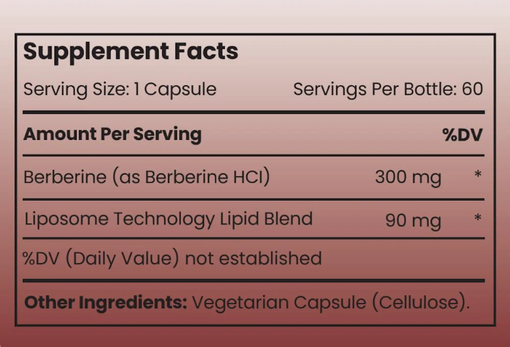 Rho Nutrition Liposomal Berberine Capsules – Ultra-High Absorption for Metabolic & Cardiovascular Health | Immune & Gut Support (60 Caps) - Image 8