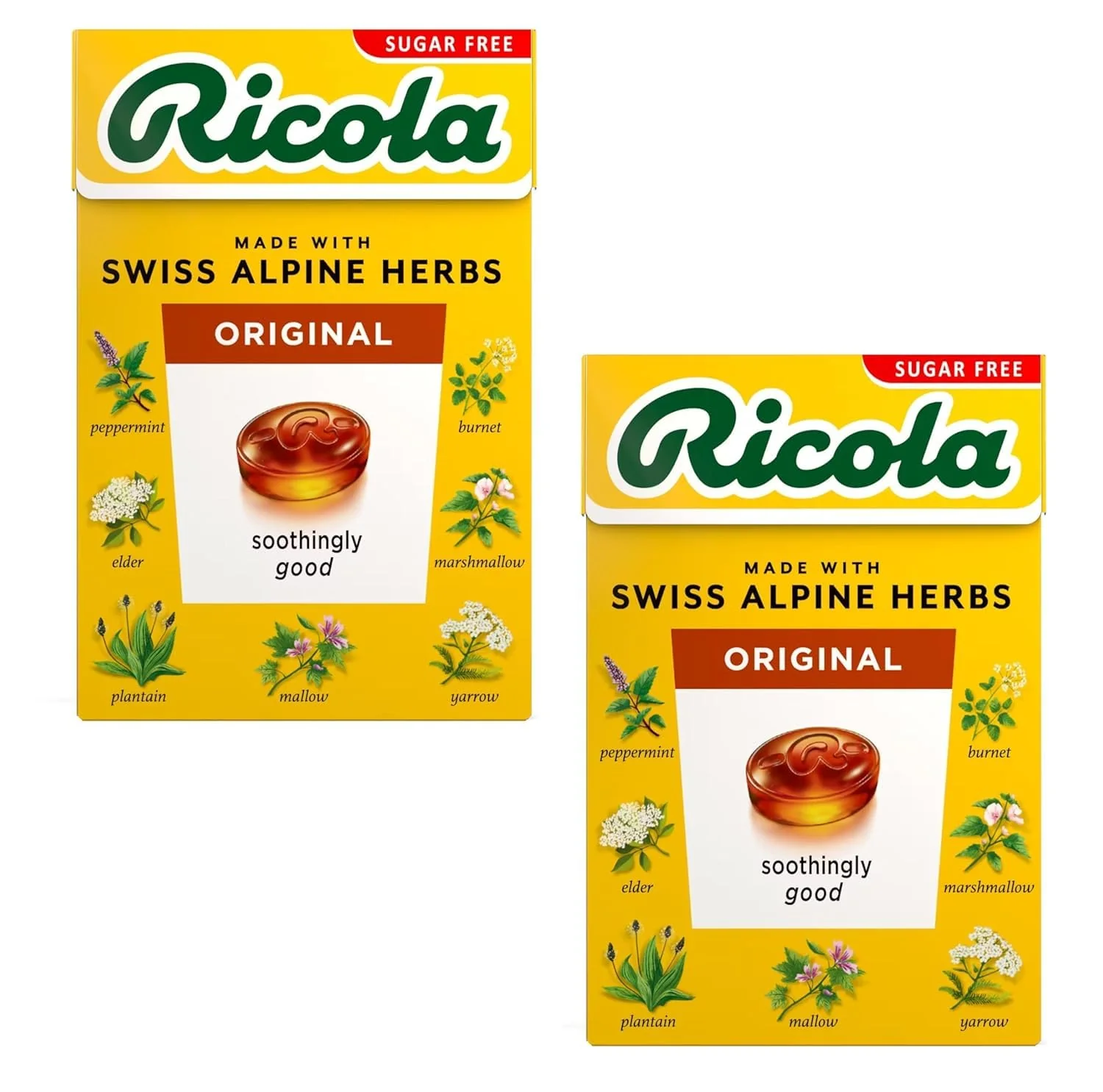 Ricola Sugar Free Herb with Stevia Drops 45g – Pack of 10 (Swiss) - Image 4