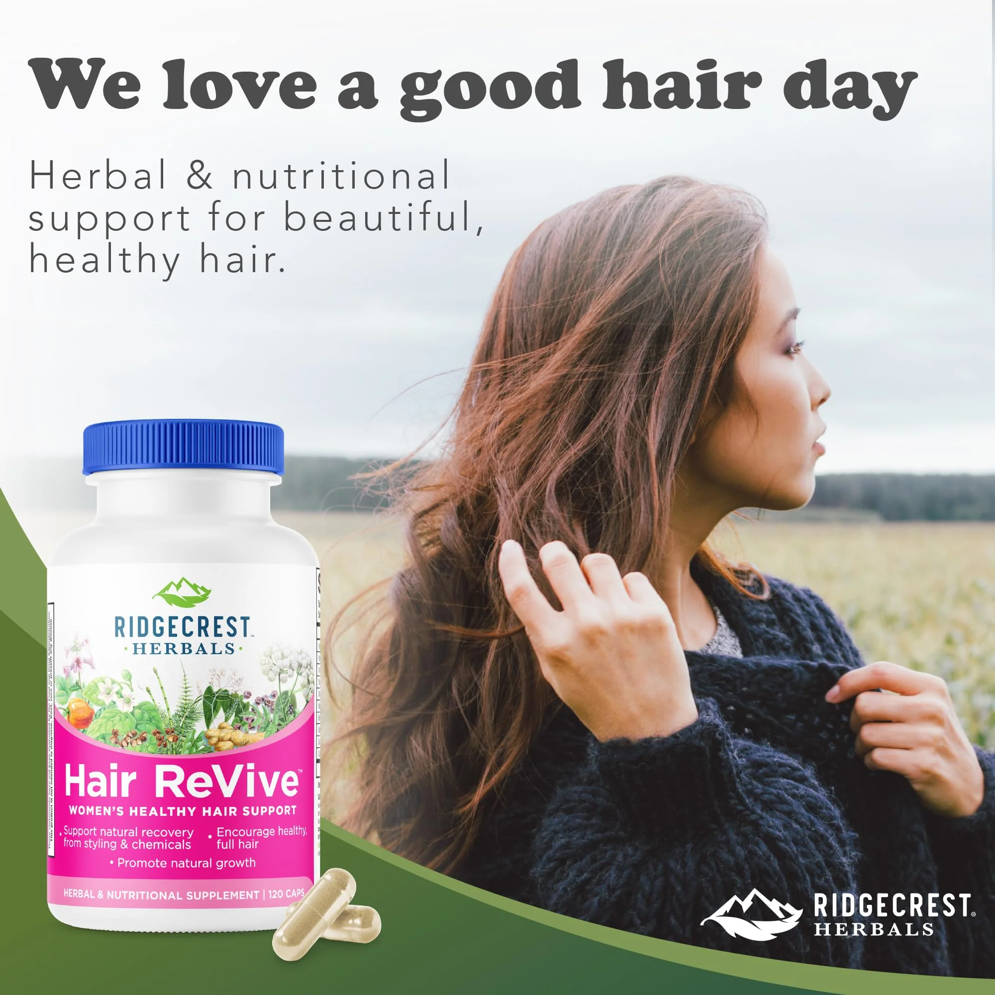 RidgeCrest Hair ReVive: Nutritional Hair Vitamins with Biotin 6000mcg - Image 12