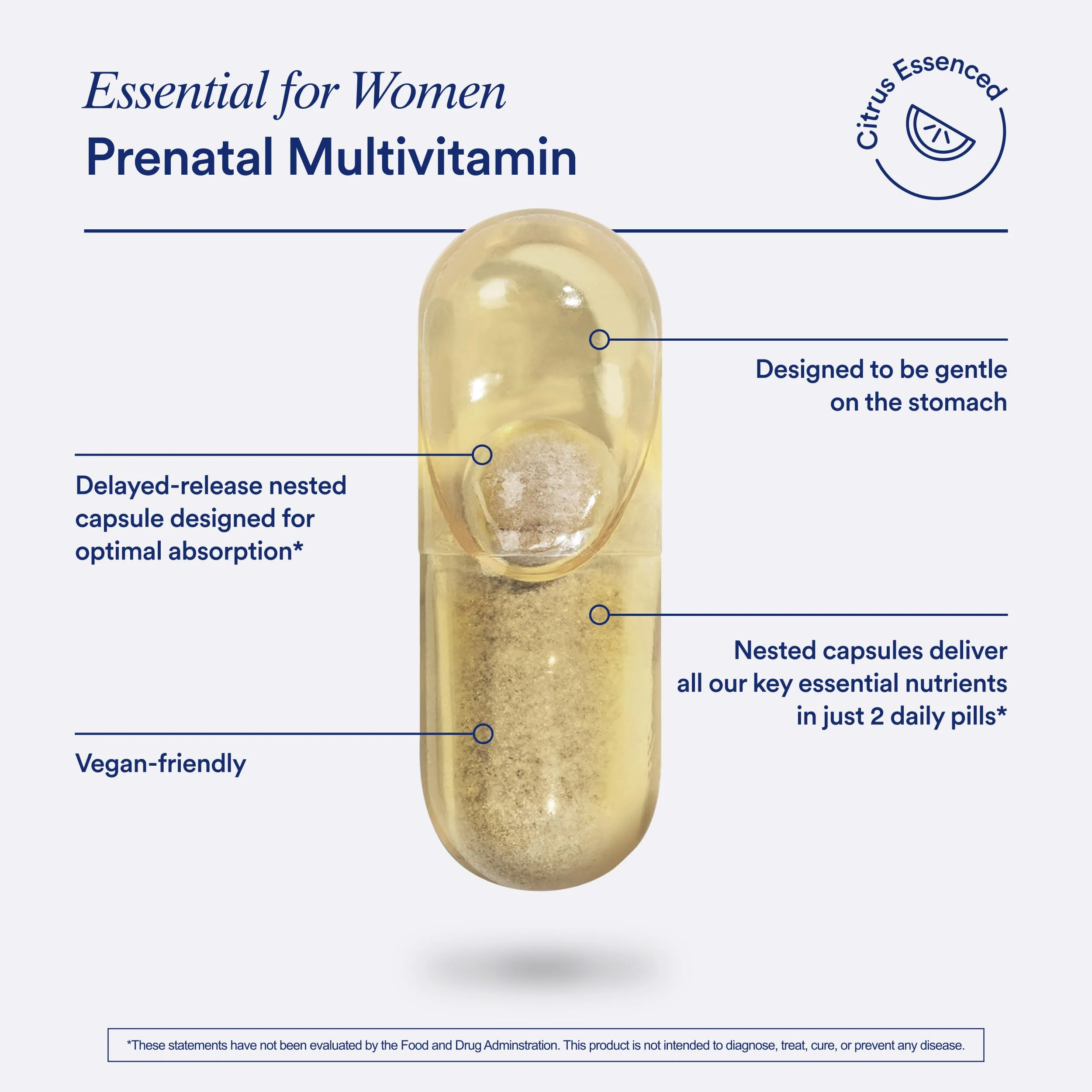 Ritual Essential for Women Prenatal Multivitamin – Vegan, Non-GMO, Citrus, 30 Days - Image 16