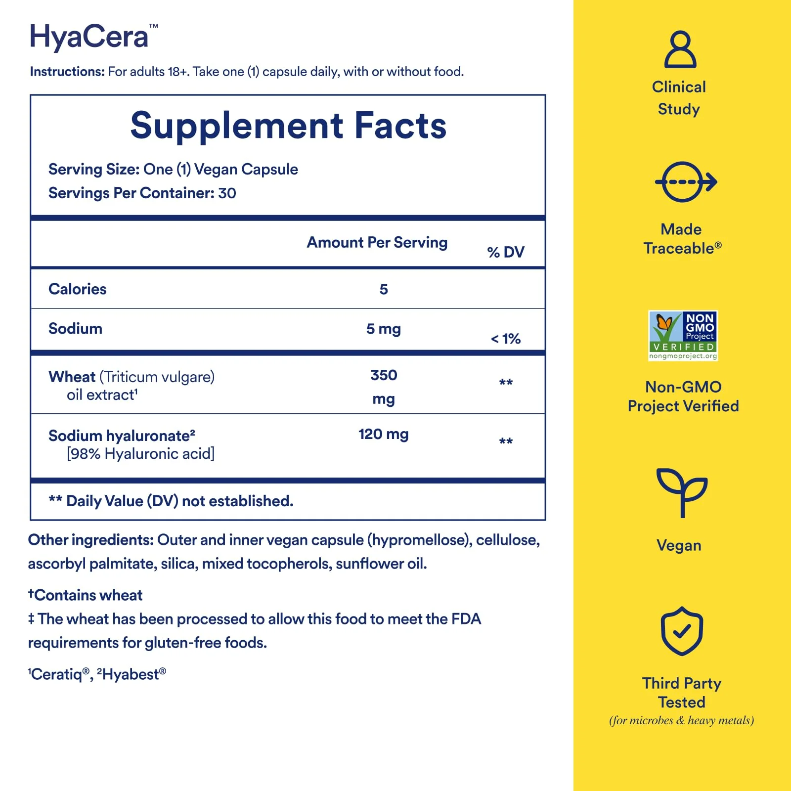 Ritual HyaCera Skin Supplement with Hyabest® & Ceratiq® – 30 Day Vanilla Formula - Image 10