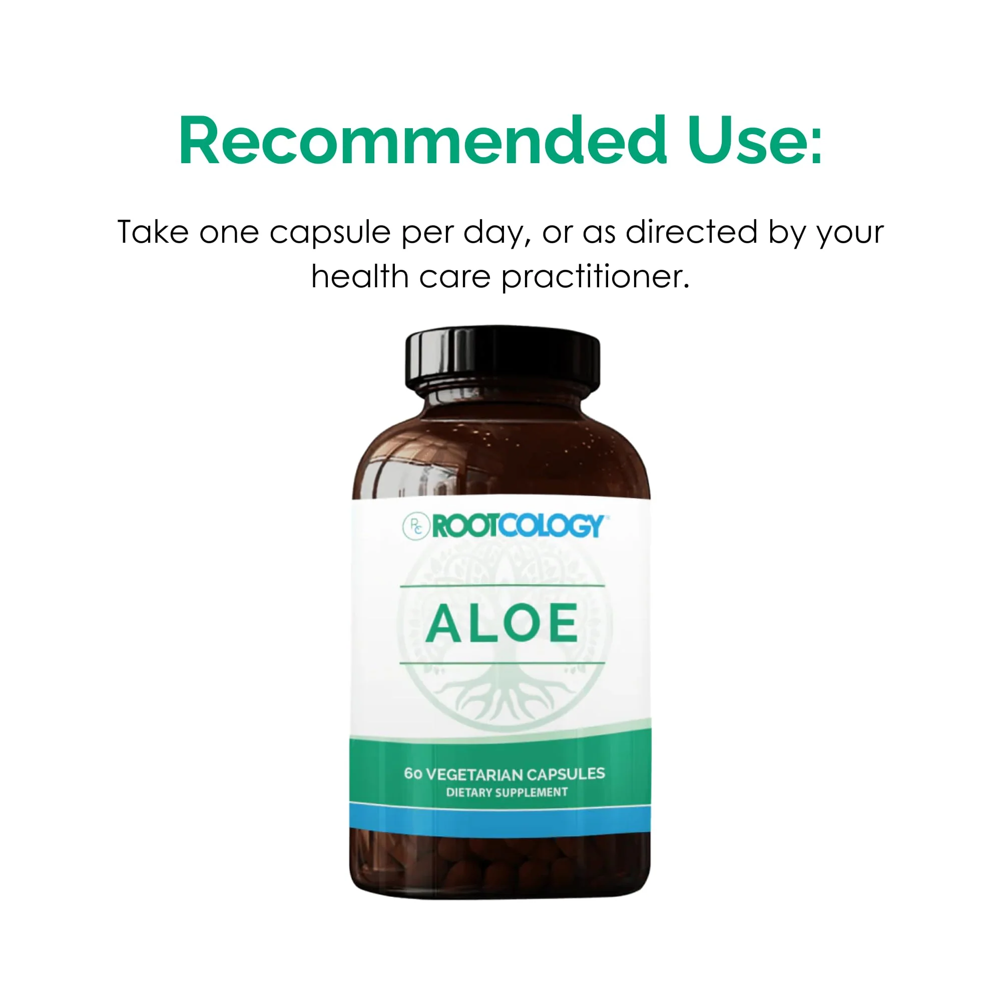 Rootcology Aloe Vera for GI Support by Dr. Izabella Wentz | 200:1 Whole Aloe Leaf Capsules - 60 Vegetarian Capsules - Image 6