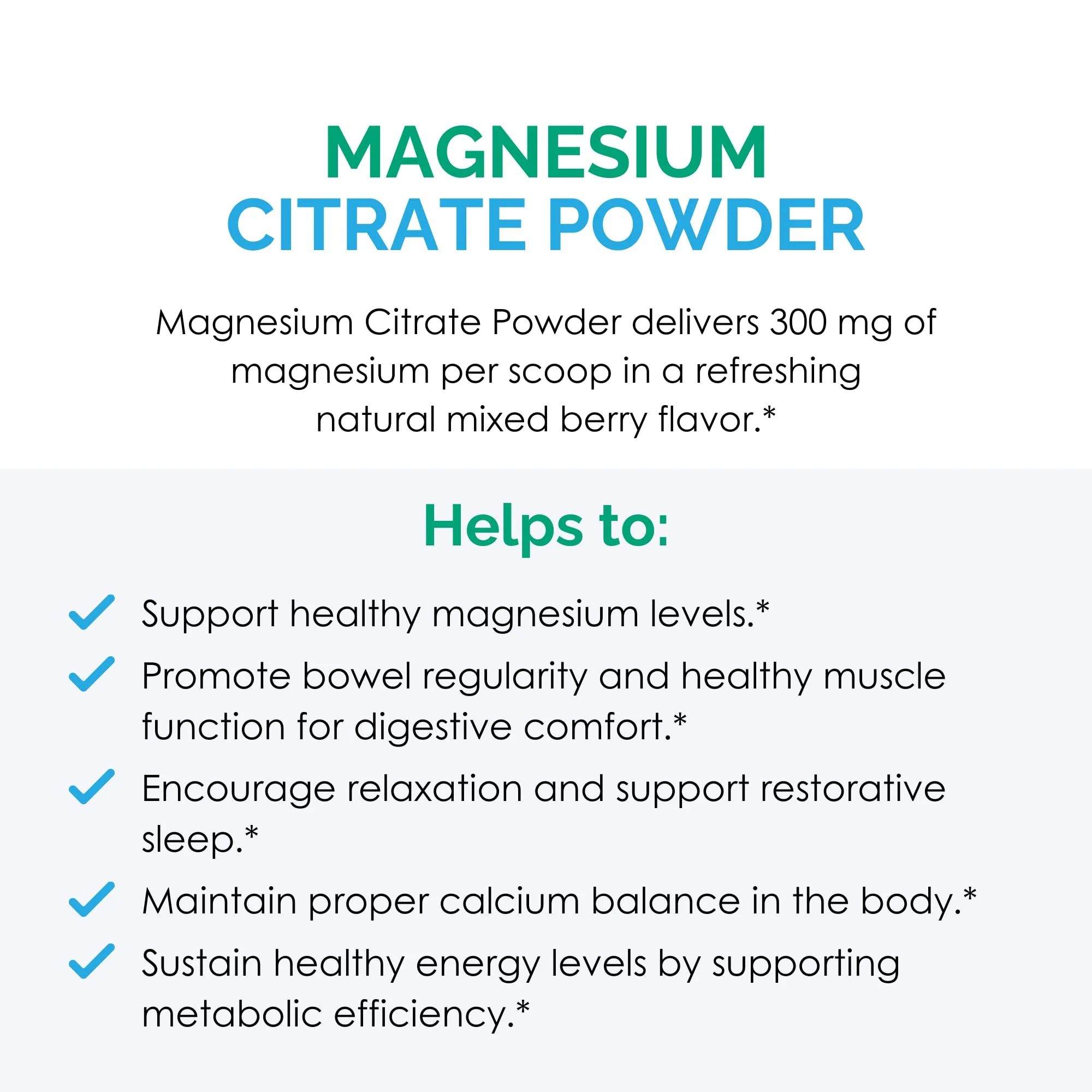 Rootcology Magnesium Citrate Powder 270g (60 Servings) – Mixed Berry | Dr. Izabella Wentz - Image 6