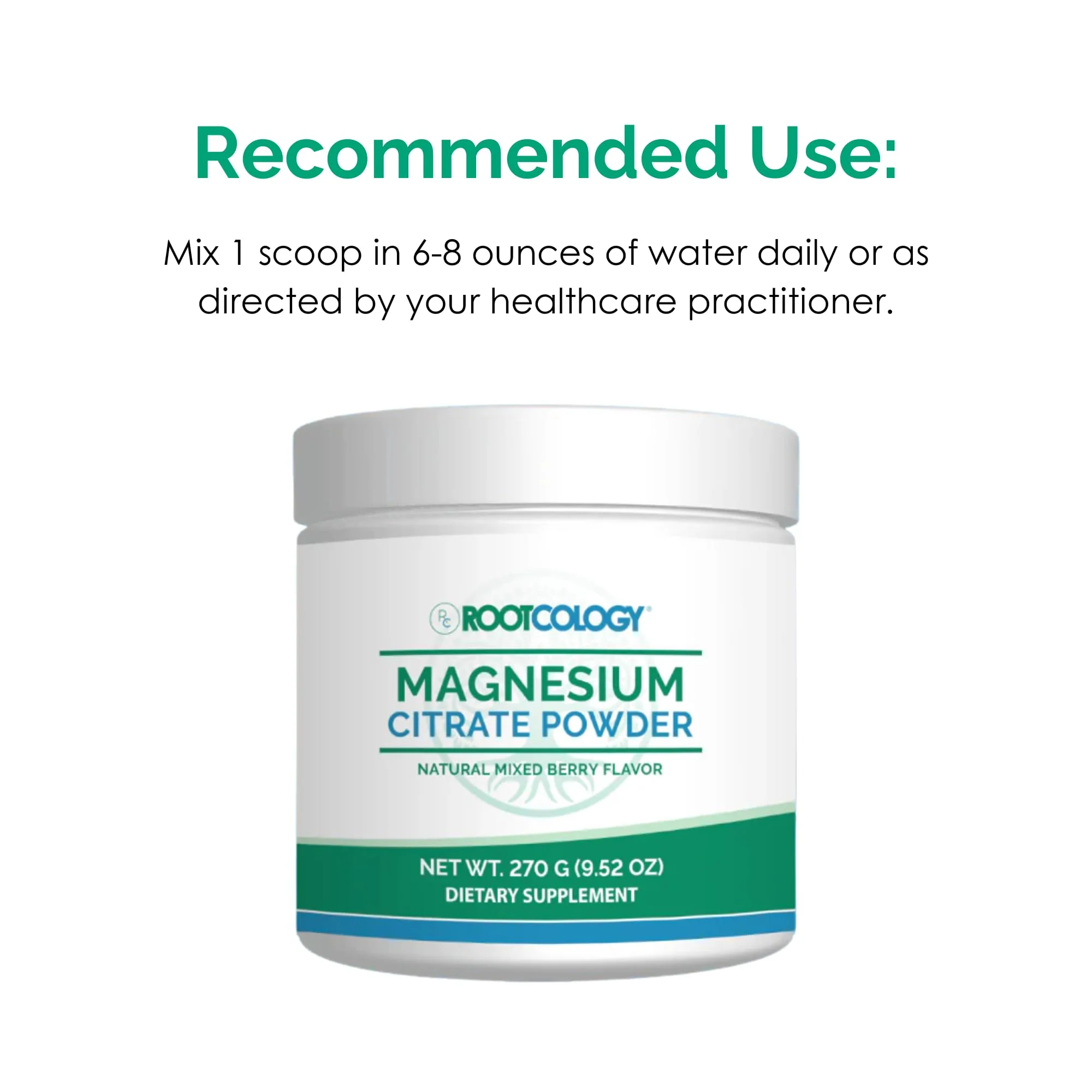 Rootcology Magnesium Citrate Powder 270g (60 Servings) – Mixed Berry | Dr. Izabella Wentz - Image 7