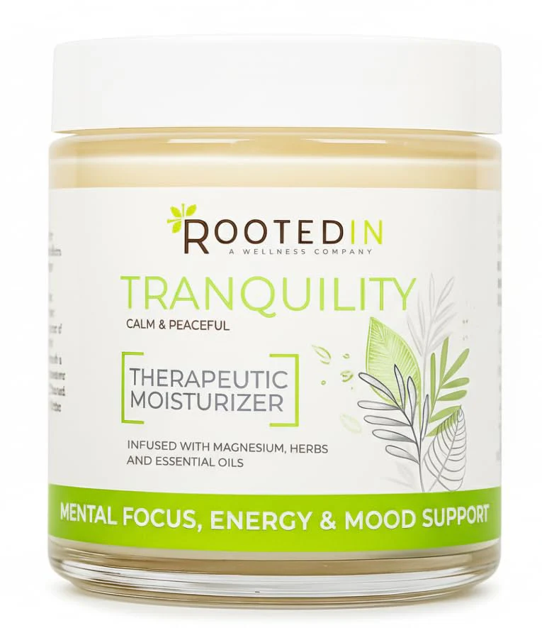 Rooted In Magnesium Cream with Ashwagandha – Aromatherapy Calming Lotion for Stress Relief, Sleep & Muscle Comfort - Image 10