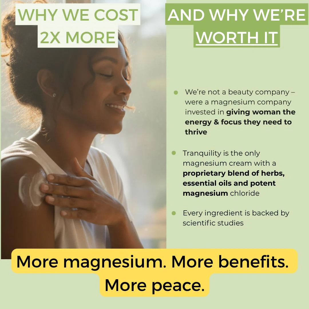 Rooted In Magnesium Cream with Ashwagandha – Aromatherapy Calming Lotion for Stress Relief, Sleep & Muscle Comfort - Image 16