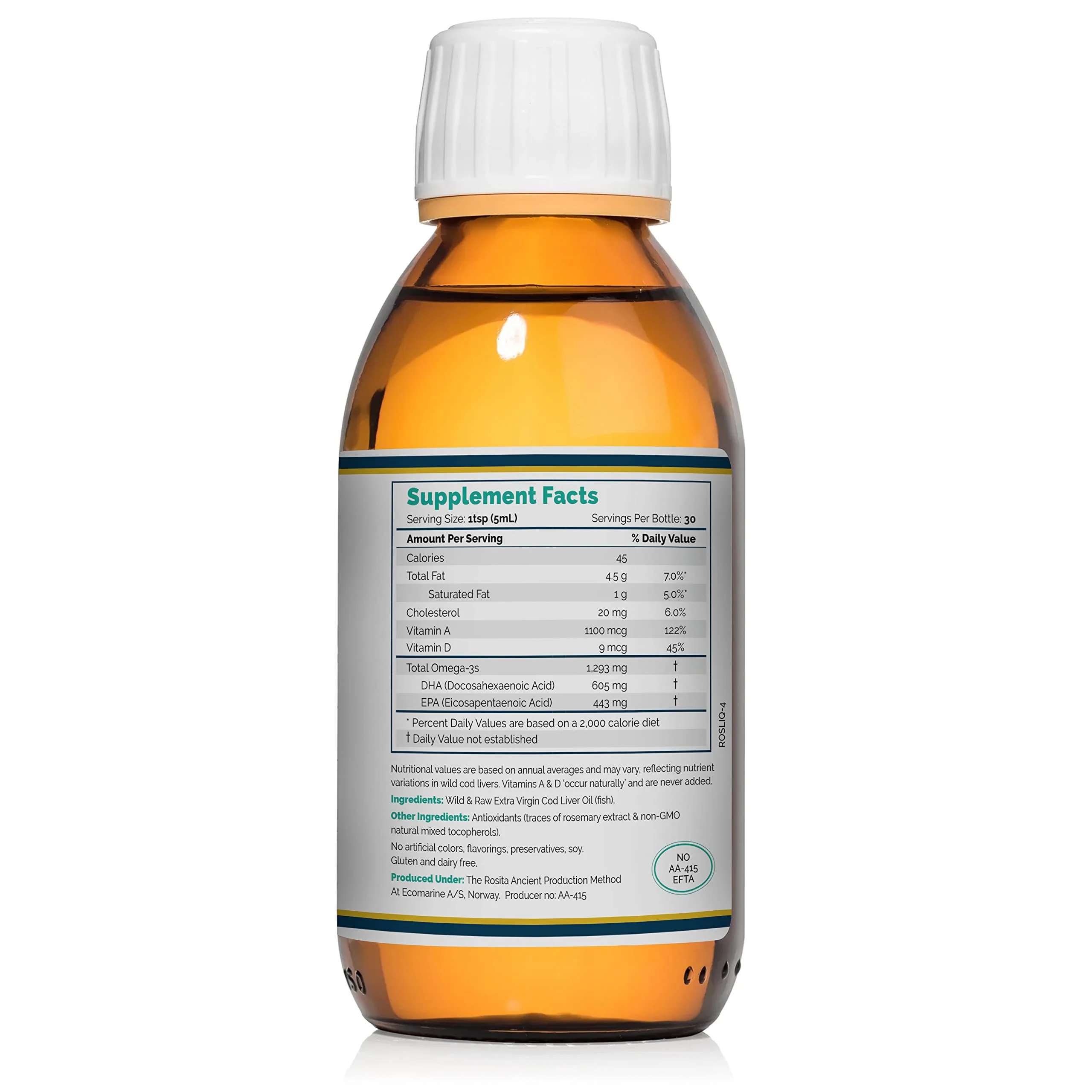 Rosita Extra Virgin Cod Liver Oil Liquid – Pure, Unprocessed, Sustainable Nordic Oil - Image 5