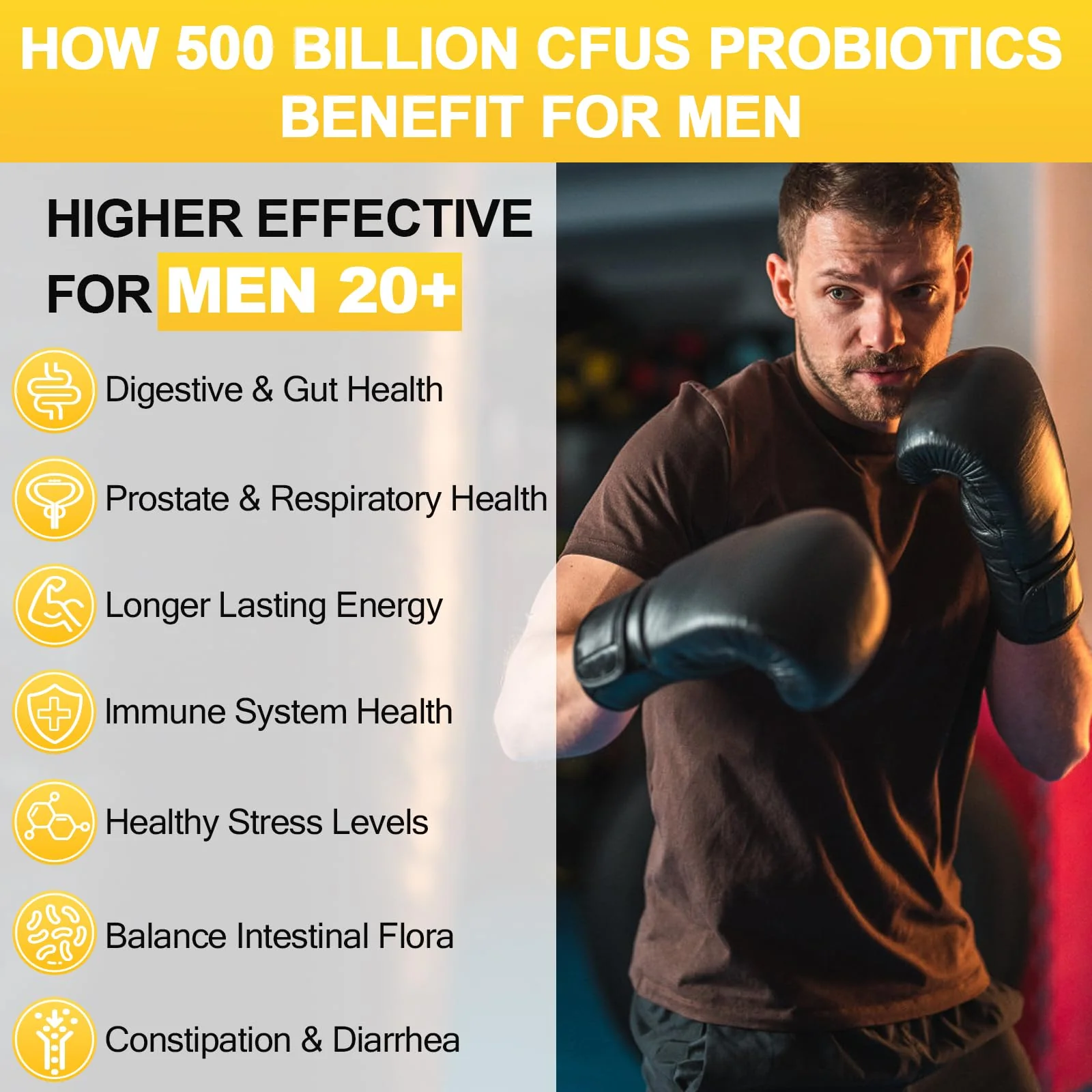 RSETU Probiotics for Men – 500B CFUs, 12 Strains, Turmeric Cranberry Goji - Image 4