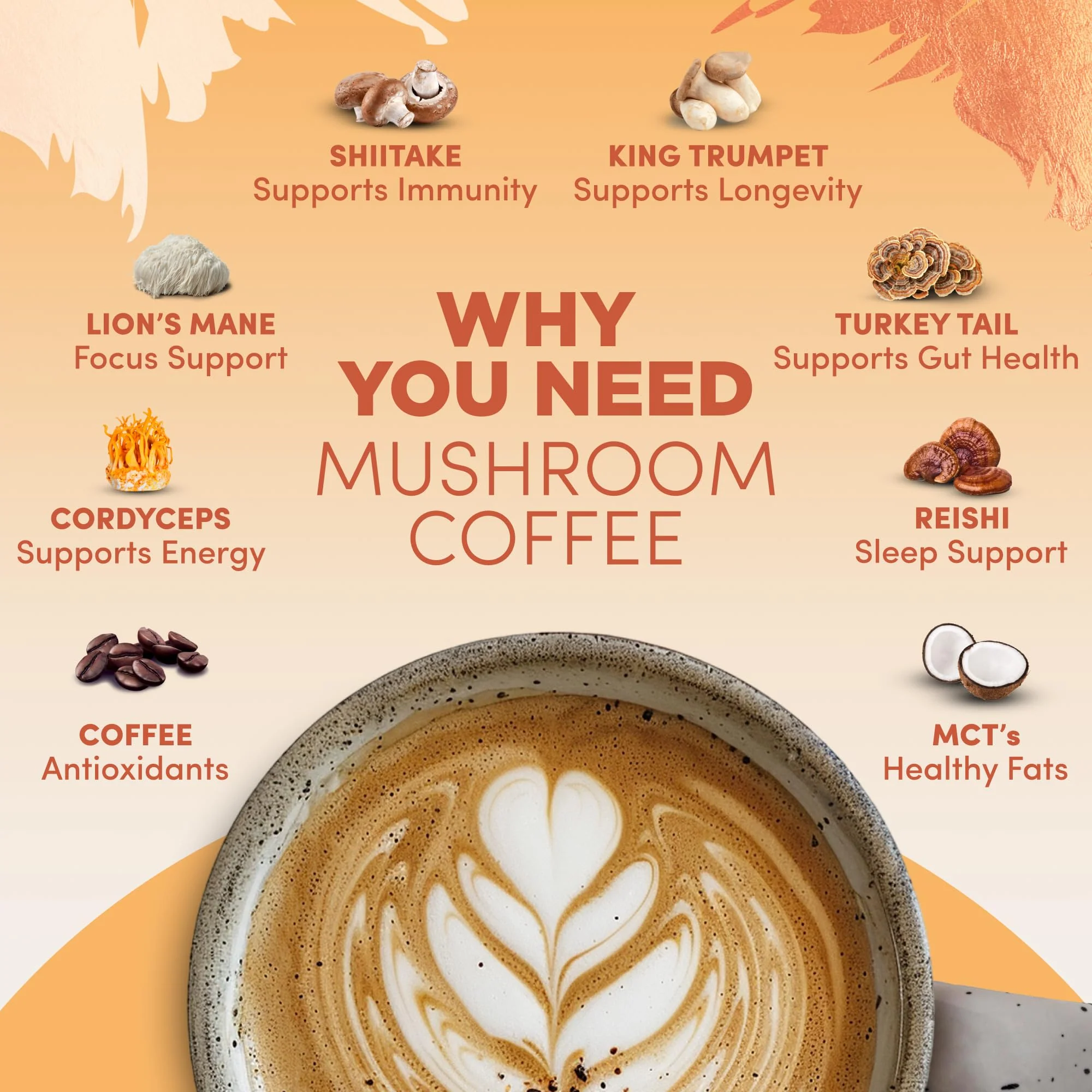 RYZE Superfoods Ultimate Energy Bundle – USDA Organic Mushroom Coffee, Mushroom Matcha & Probiotic Creamer - Image 5