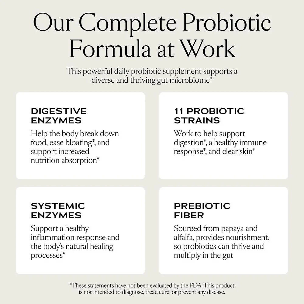 SAKARA Complete Probiotic – 3B CFU Daily Probiotics for Women, 180 Capsules - Image 12