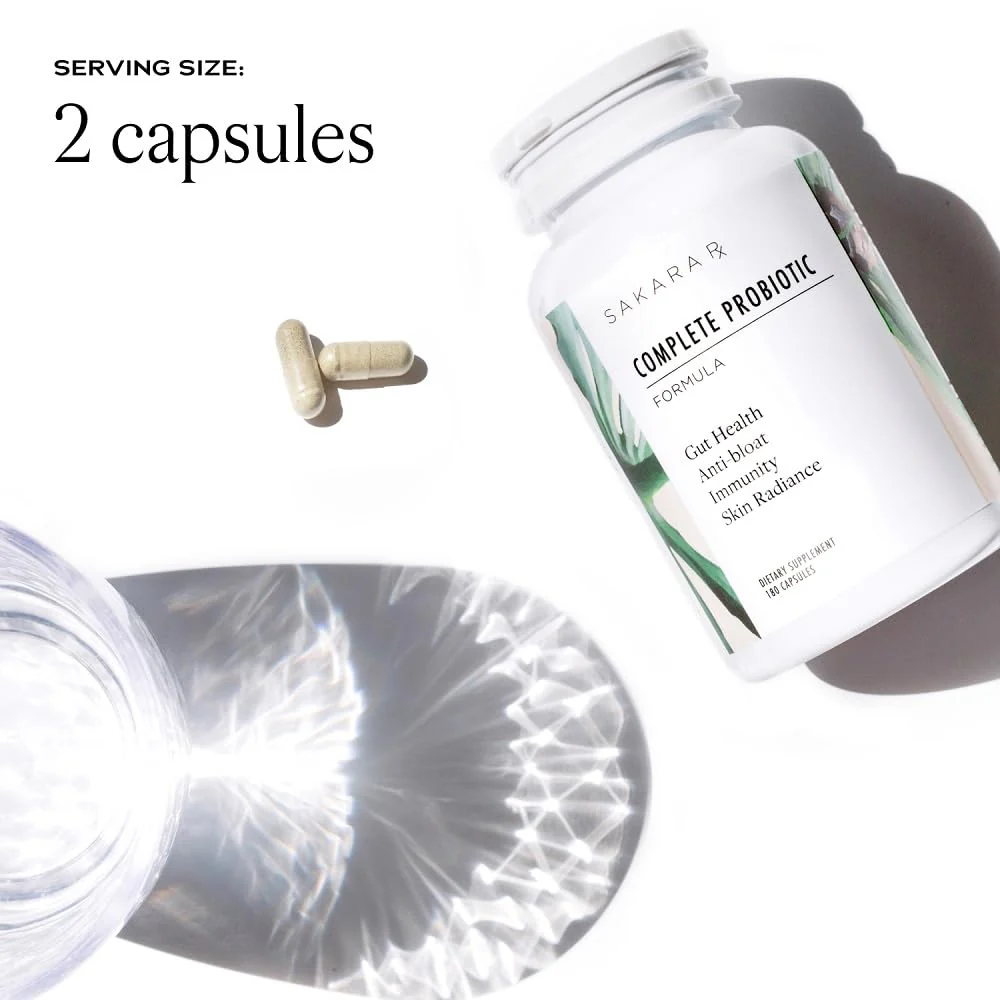SAKARA Complete Probiotic – 3B CFU Daily Probiotics for Women, 180 Capsules - Image 4