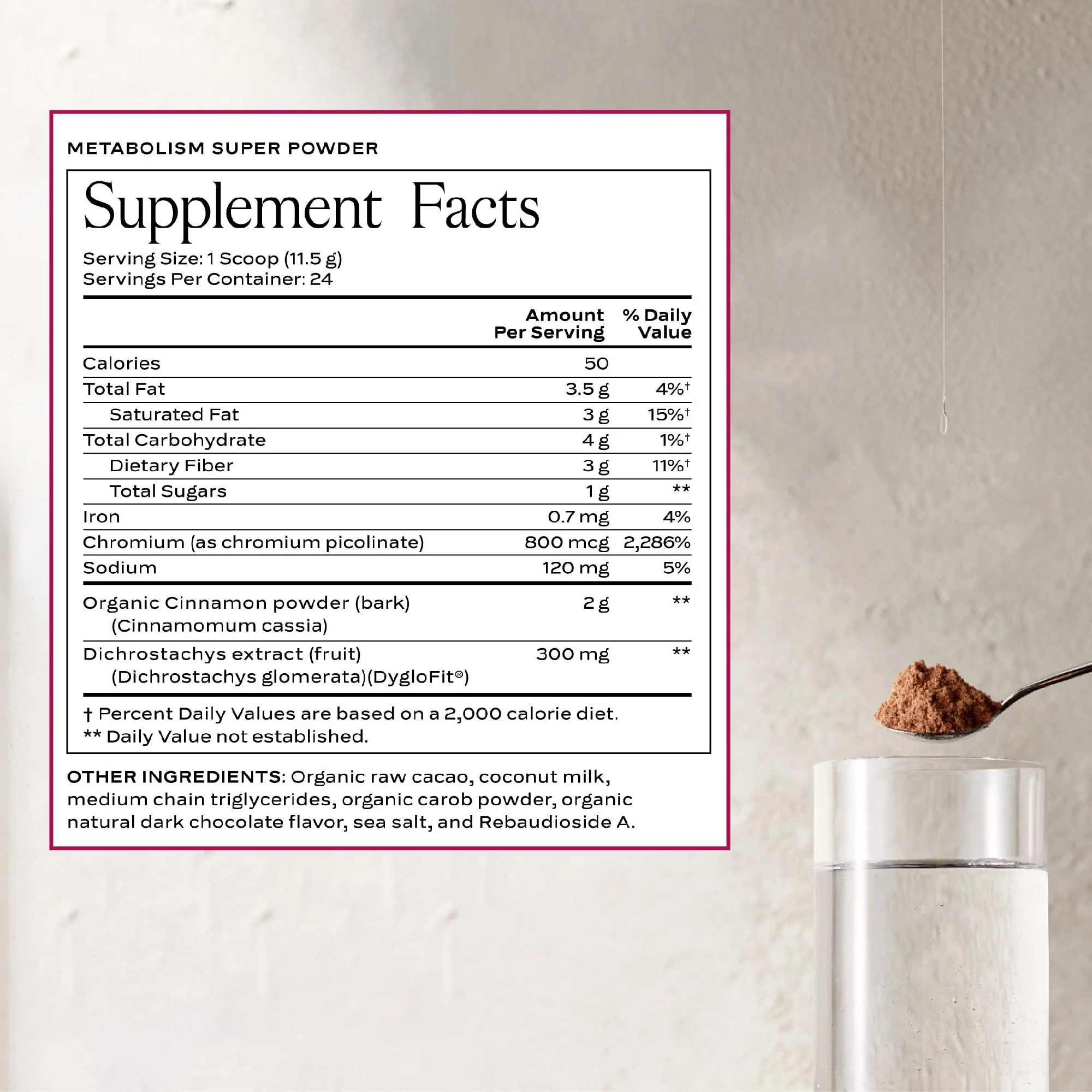 SAKARA Metabolism Super Powder – Appetite Control, Weight Management, Chocolate Flavor | Vegan & Non-GMO | 24 Servings - Image 2