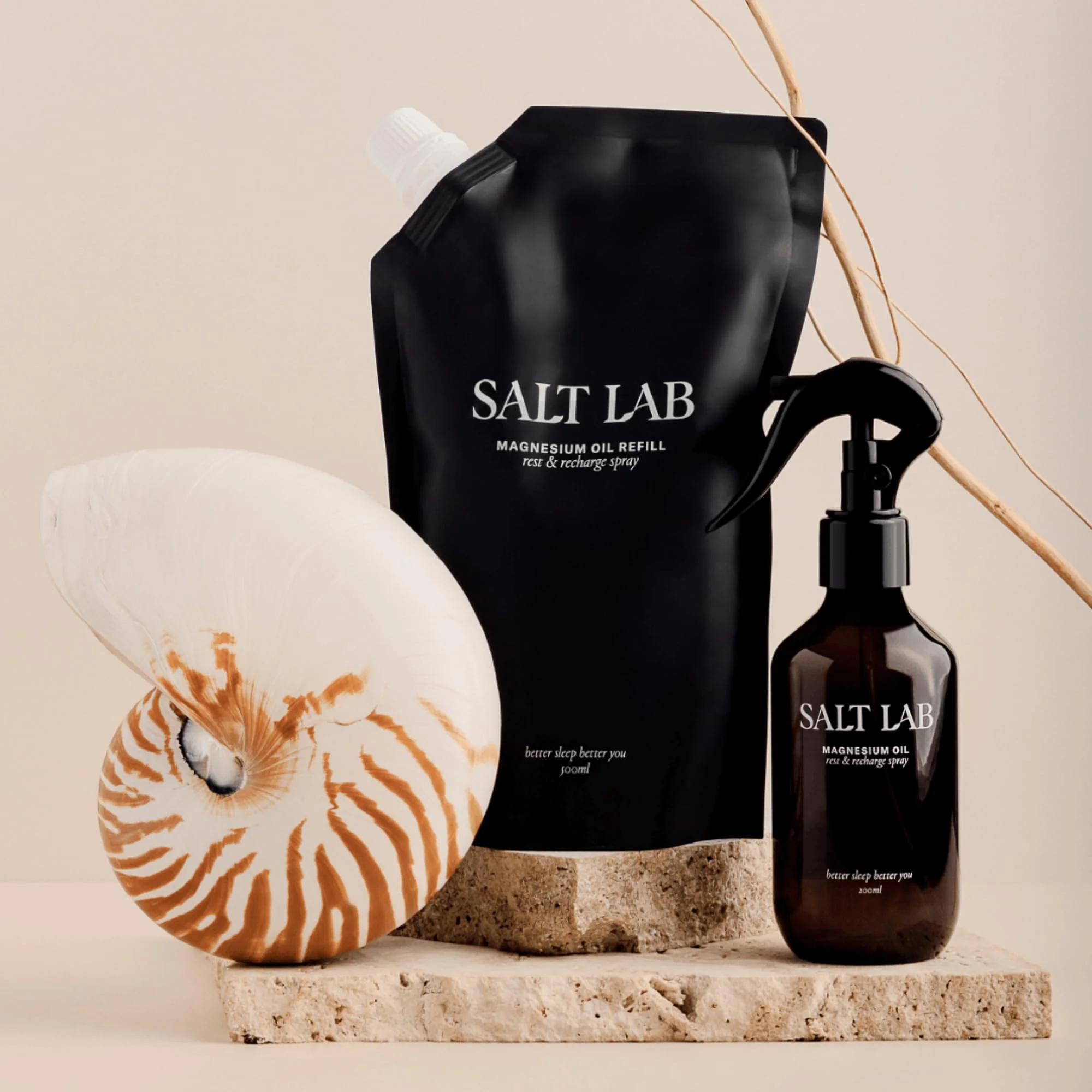 Salt Lab Magnesium Oil Spray – Non-Sticky, Fragrance-Free (6.8 oz) - Image 4