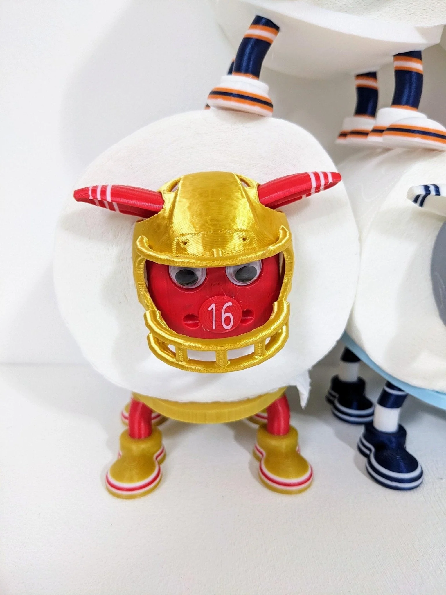 San Francisco 49ers American football sheep spare toilet roll holder, NFL Gift - Image 8