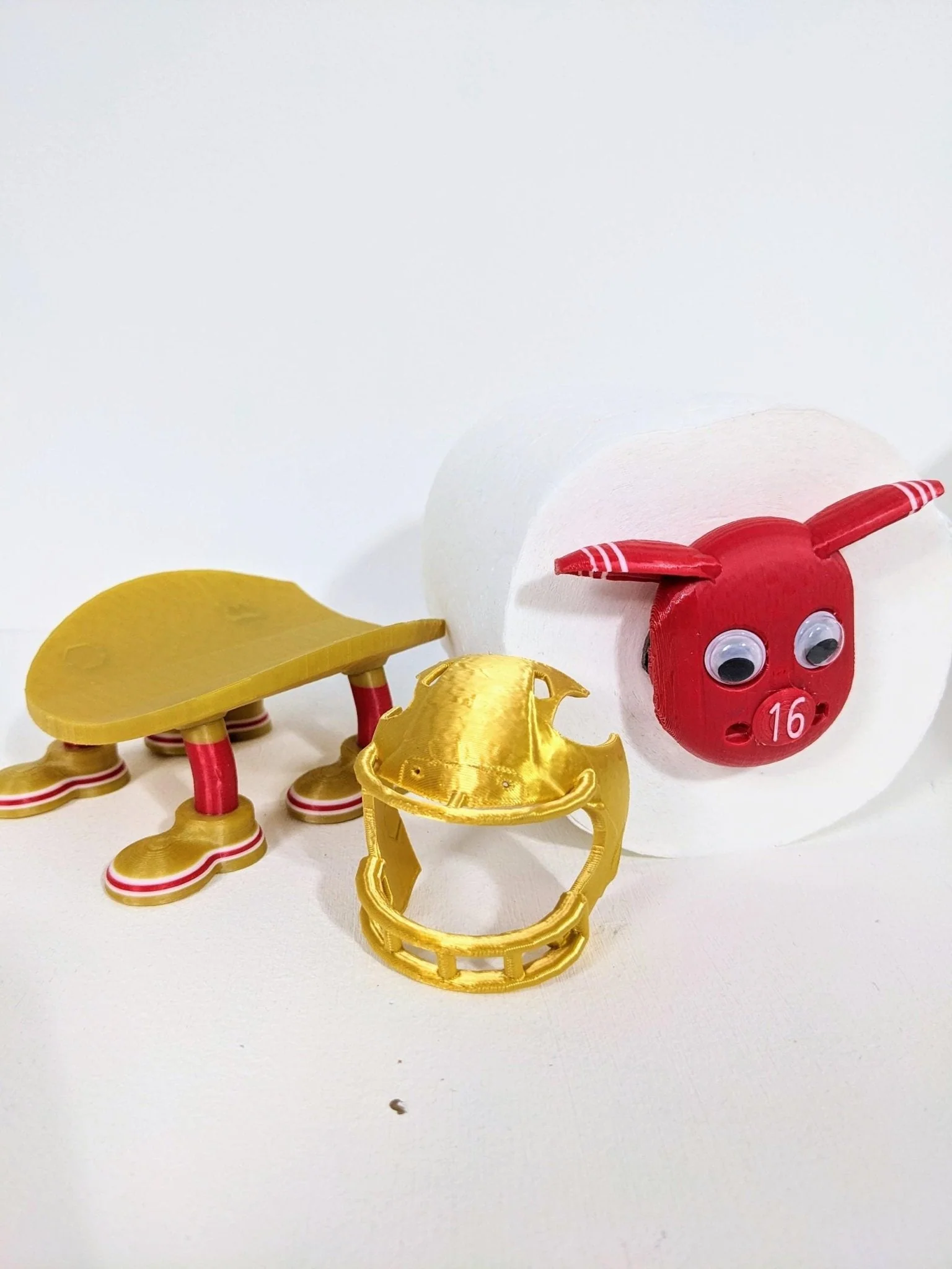 San Francisco 49ers American football sheep spare toilet roll holder, NFL Gift - Image 9