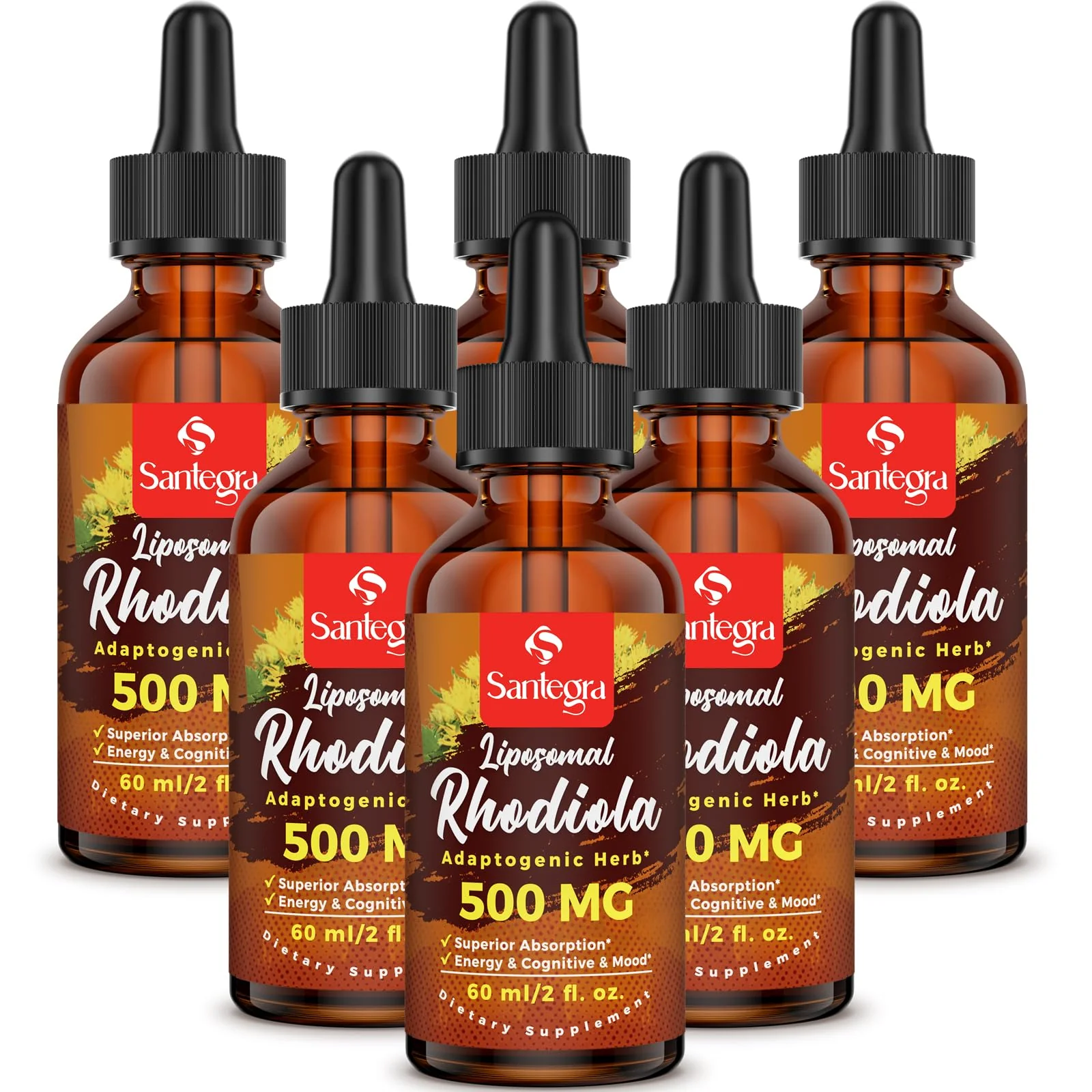 Santegra 57,000mg Liposomal Rhodiola Rosea with Ashwagandha — 360ml Liquid - Image 8