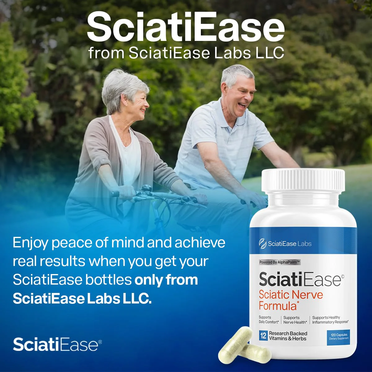 SciatiEase Sciatic Nerve Health Support Supplement | AlphaPalm, Pea, B-Complex, 300mg Alpha Lipoic Acid | 6 Bottles - Image 16