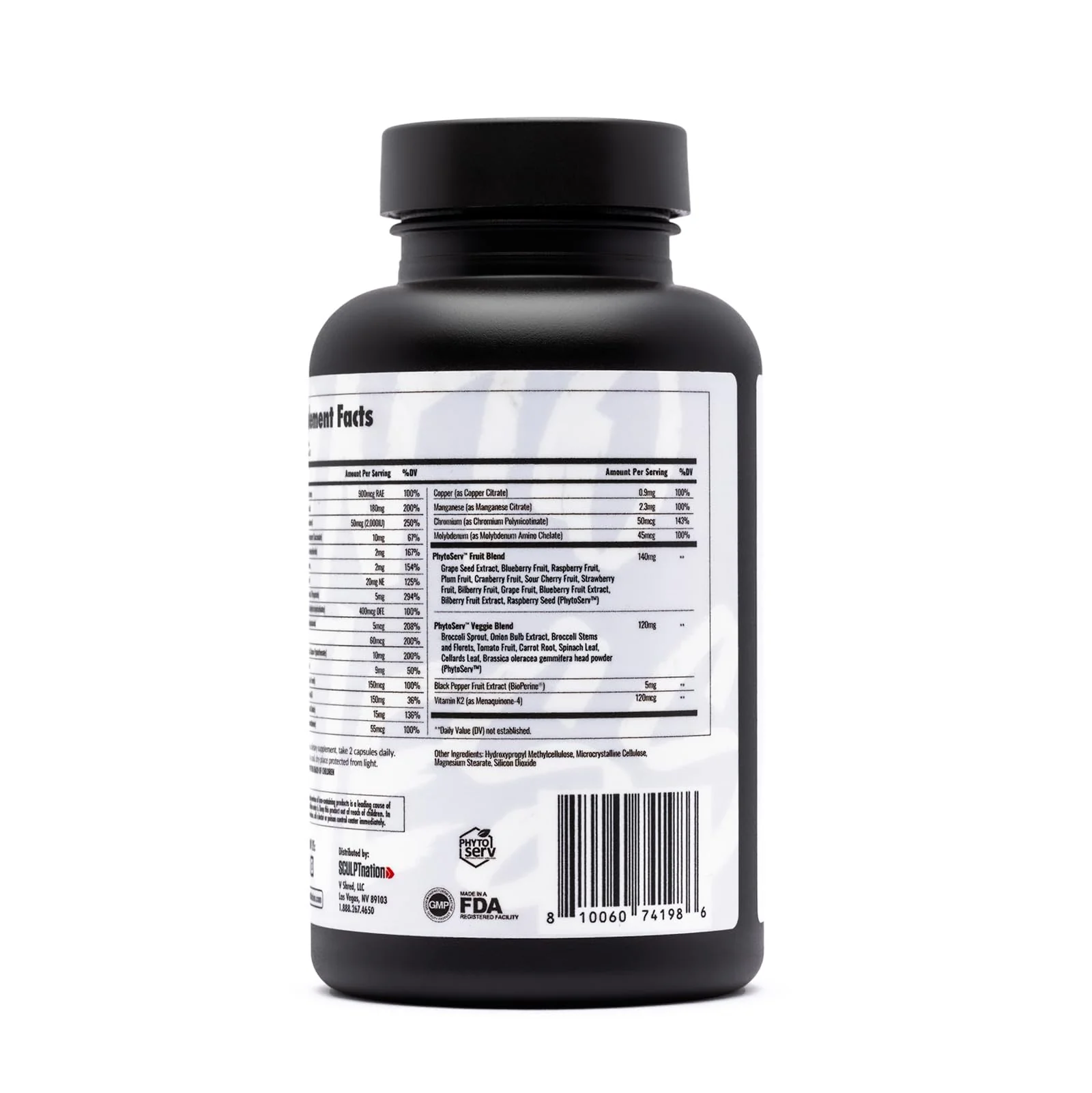 Sculpt Nation by V Shred Multivitamin – Daily Multivitamin for Women & Men | 60 Capsules - Image 5