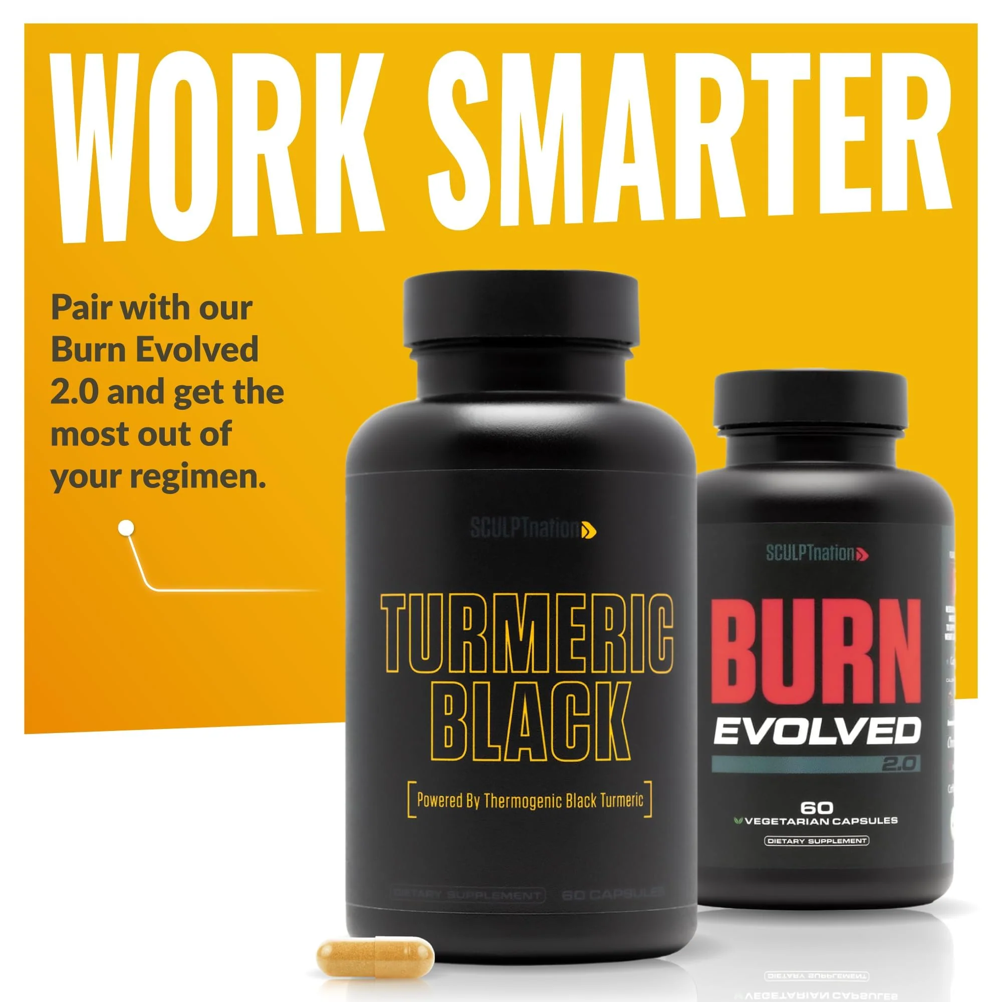 Sculpt Nation by V Shred Turmeric with BioPerine & Sirtmax for Joint Health – 60-Day Supply - Image 11