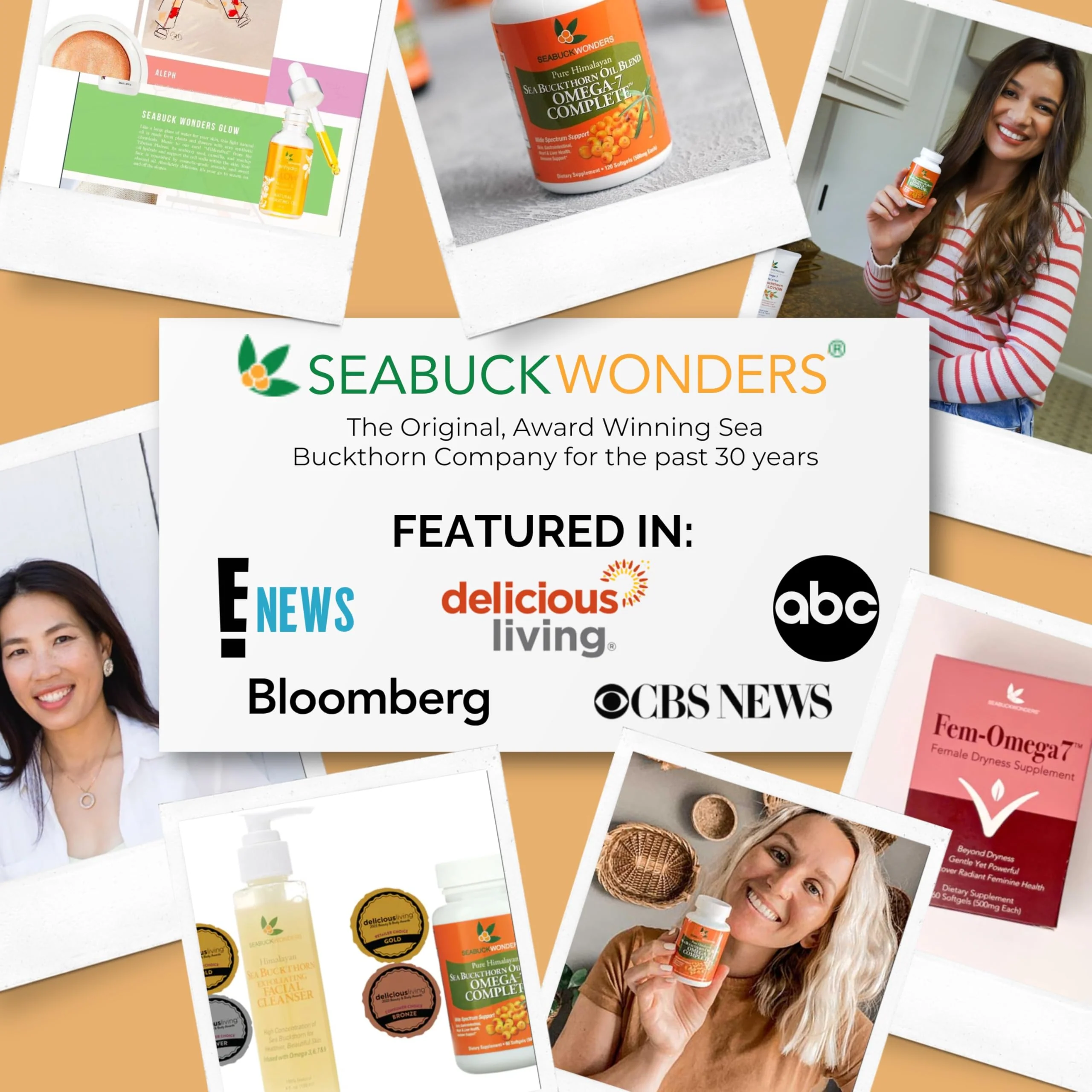 SEABUCKWONDERS Organic Sea Buckthorn Oil Softgels 1000mg – Omega 7, 3, 6 & 9 | Hair, Skin & Nails - Image 7