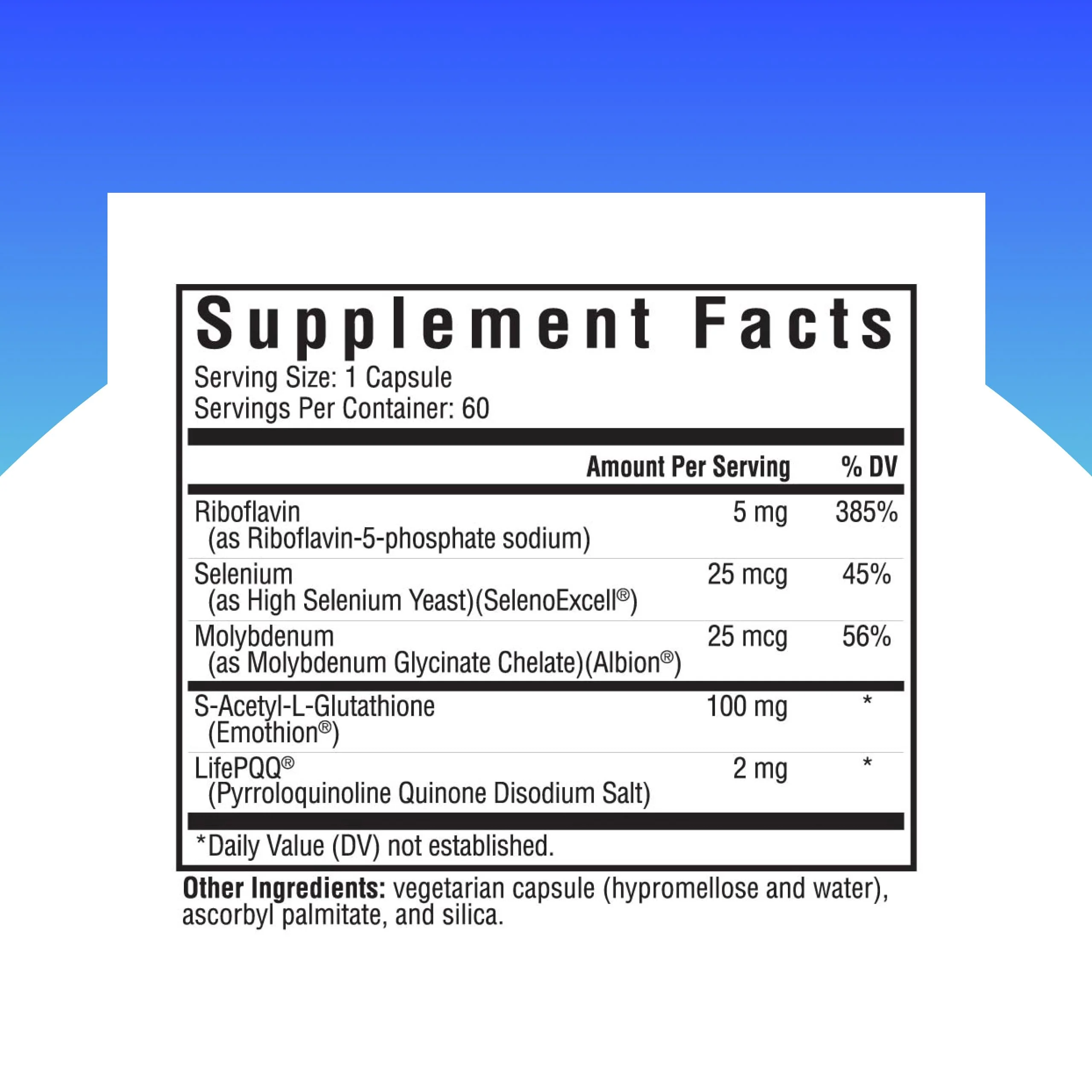 Seeking Health Glutathione Plus – 100 mg S-Acetyl-L Glutathione with Cofactors | Immune & Detox Support | 60 Capsules - Image 4