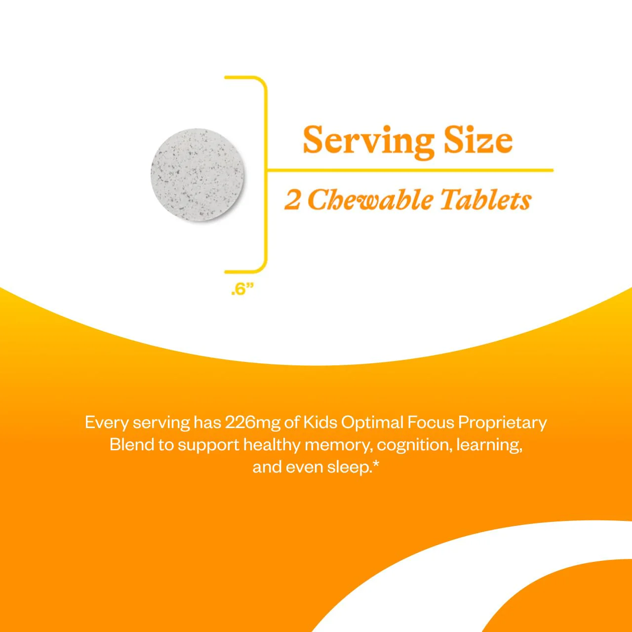 Seeking Health Kids Optimal Focus – Calming Supplement for Children | Focus, Sleep & Healthy Mindset | 60 Chewable Tablets (30 Servings) - Image 3