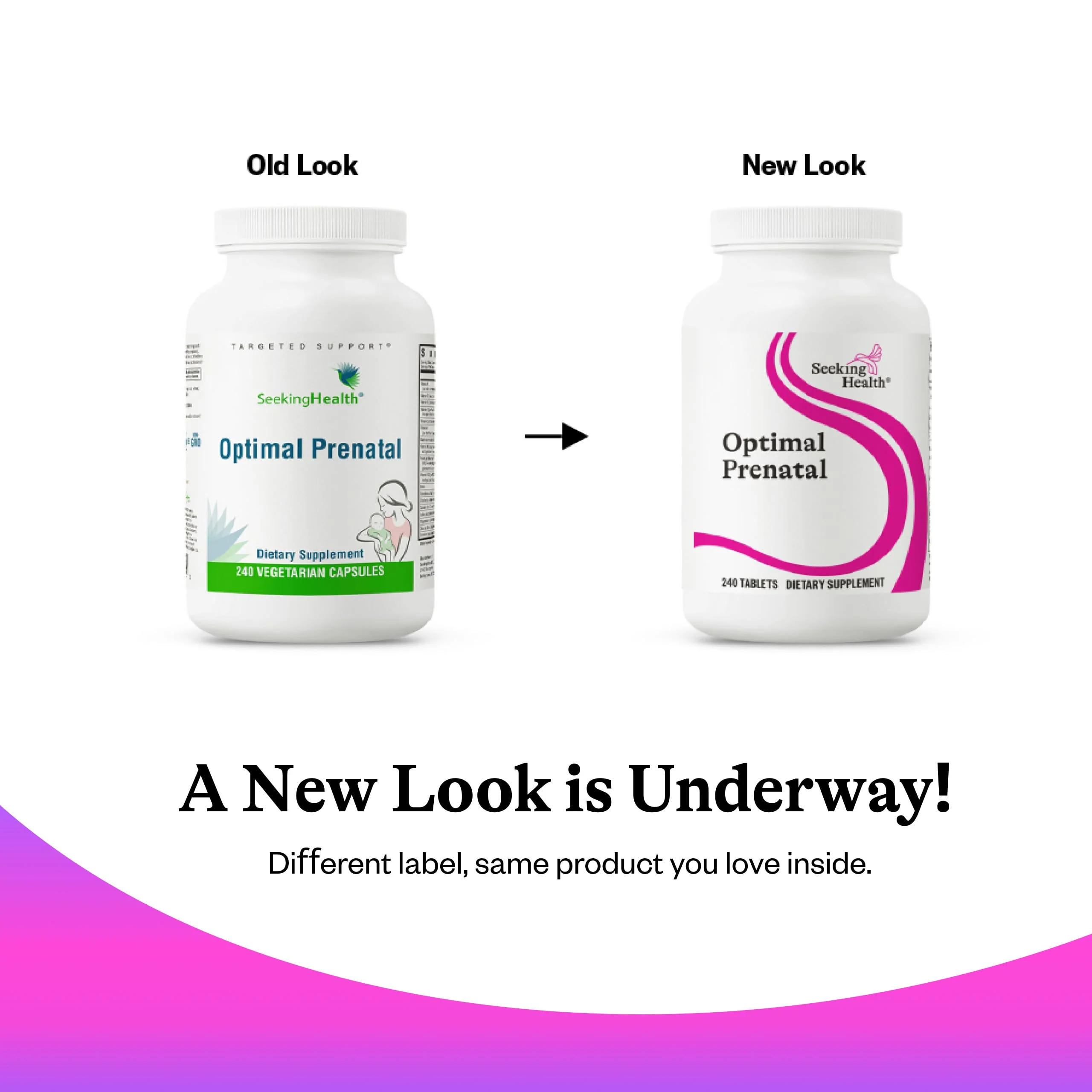 Seeking Health Optimal Prenatal - Vegetarian Prenatal Vitamin with B12, L-Methylfolate & Choline - 240 Capsules - Image 7
