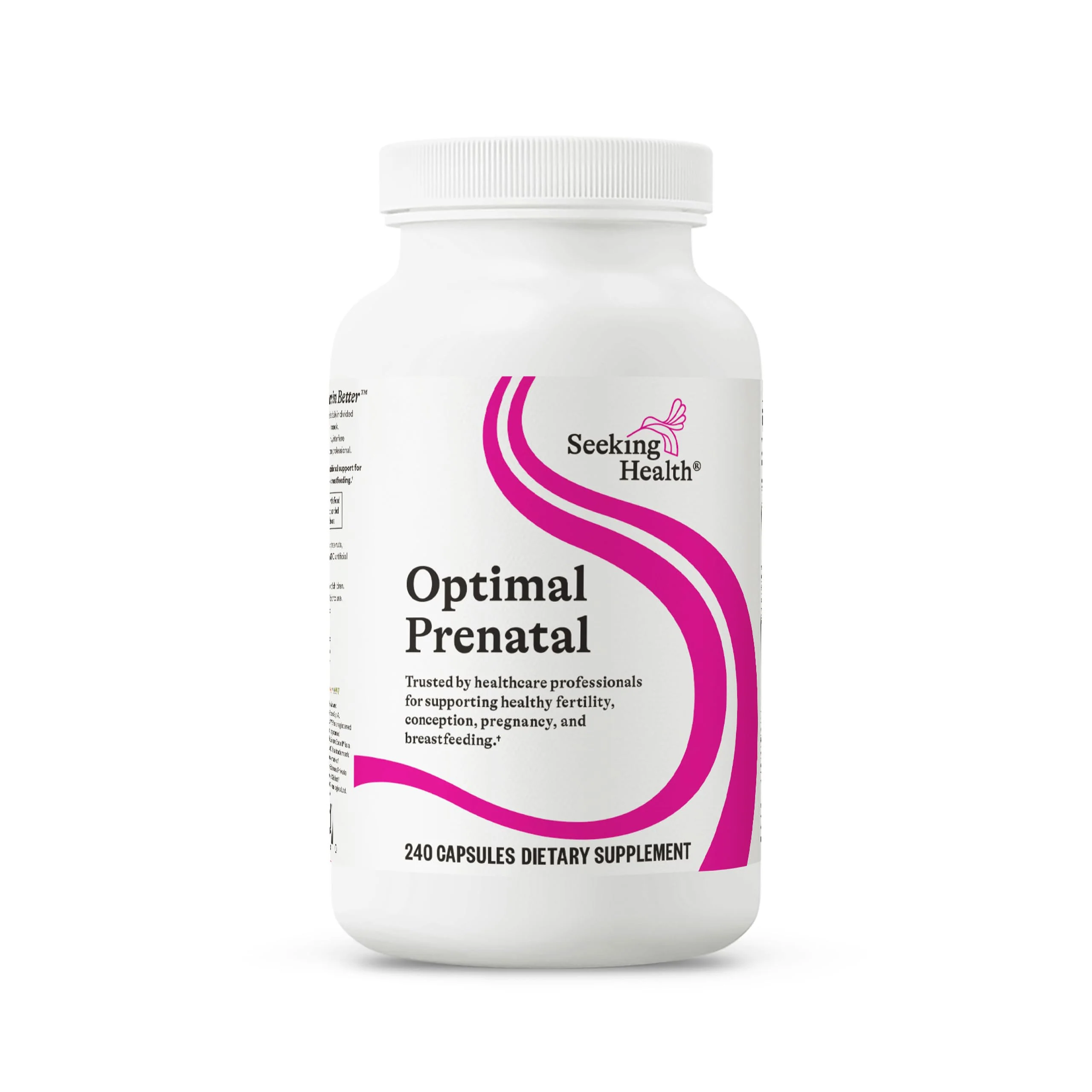 Seeking Health Optimal Prenatal - Vegetarian Prenatal Vitamin with B12, L-Methylfolate & Choline - 240 Capsules - Image 9