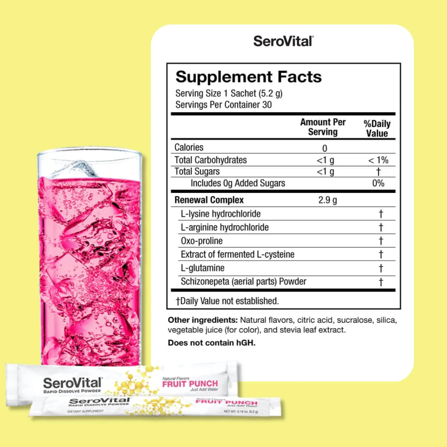 Serovital Rapid Dissolve Powder – Women’s Anti-Aging, Energy & Sleep | 30 Day Fruit Punch - Image 4