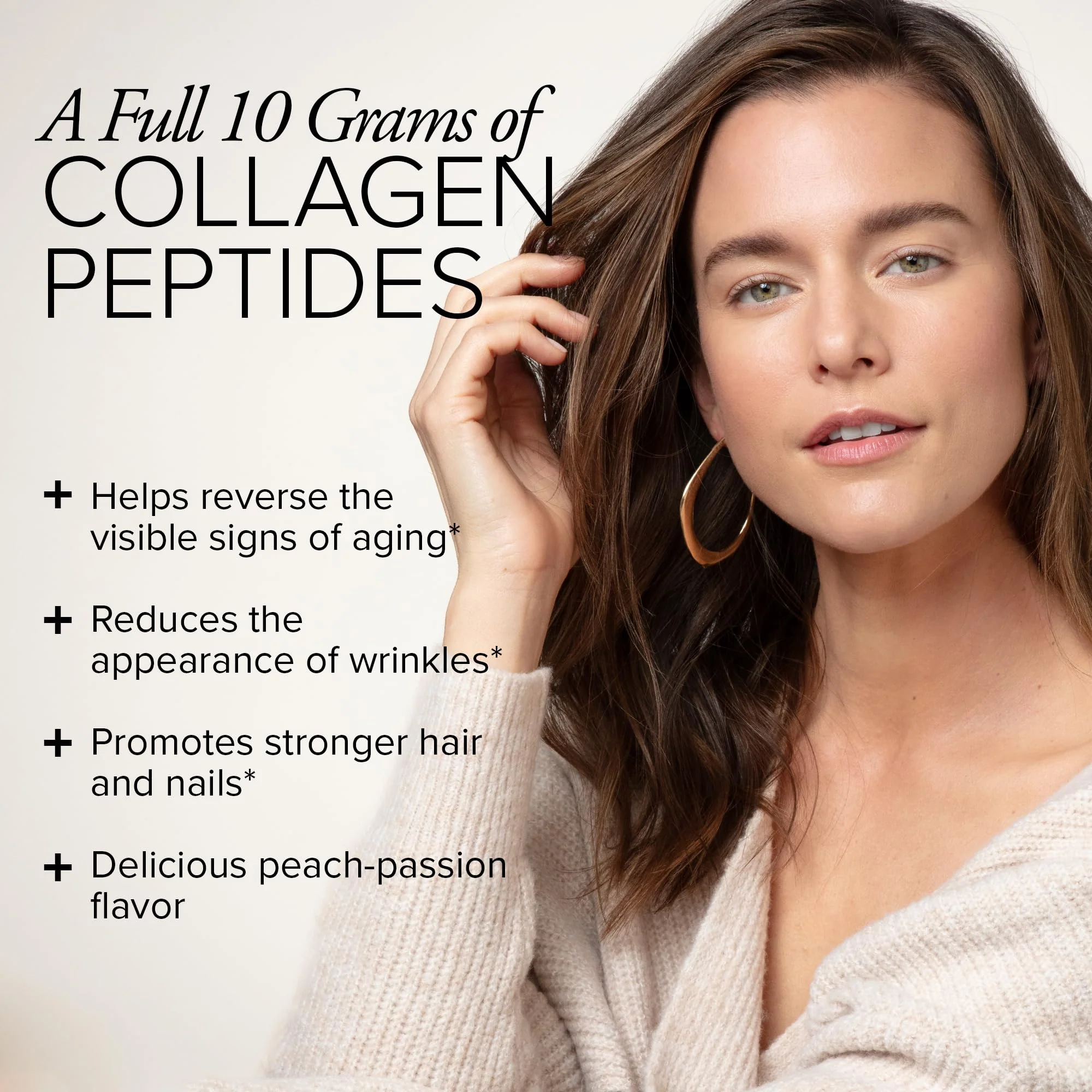 Serovital Skin Brilliance Marine Collagen – Type I & II, Skin, Hair & Nails, 8.97 oz - Image 2