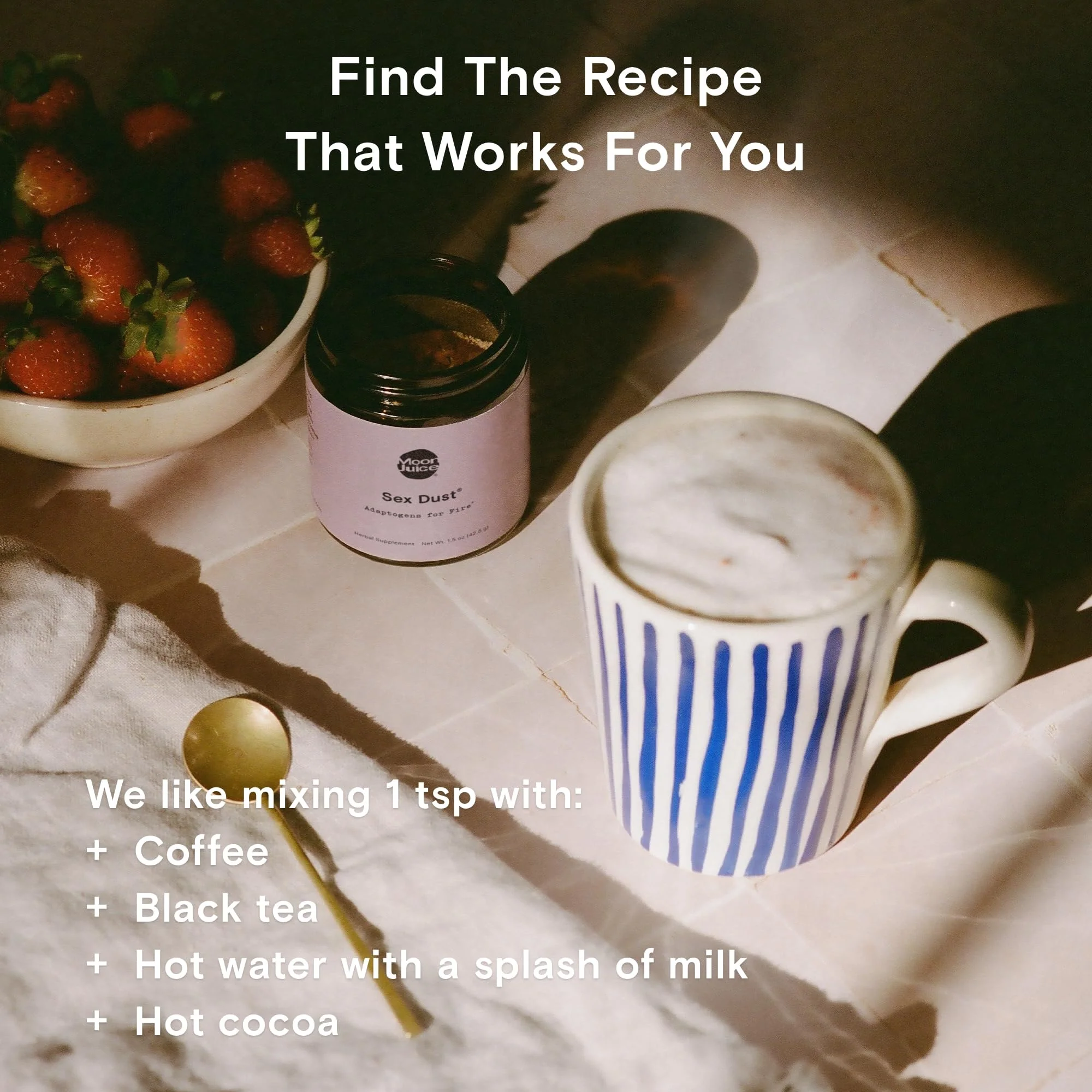 Sex Dust by Moon Juice | Adaptogen Powder for Balance & Mood | 14 Servings - Image 18