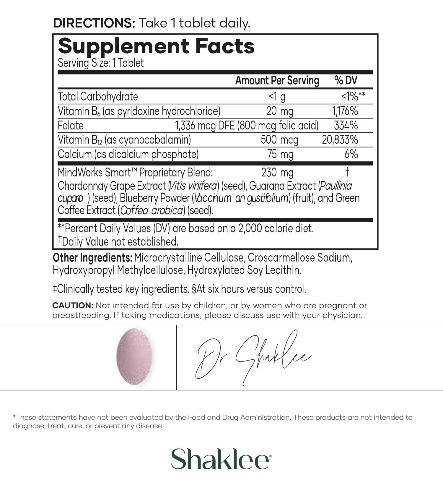 Shaklee MindWorks® – Brain Health Supplement for Sharpness & Focus | 30 Tablets - Image 4