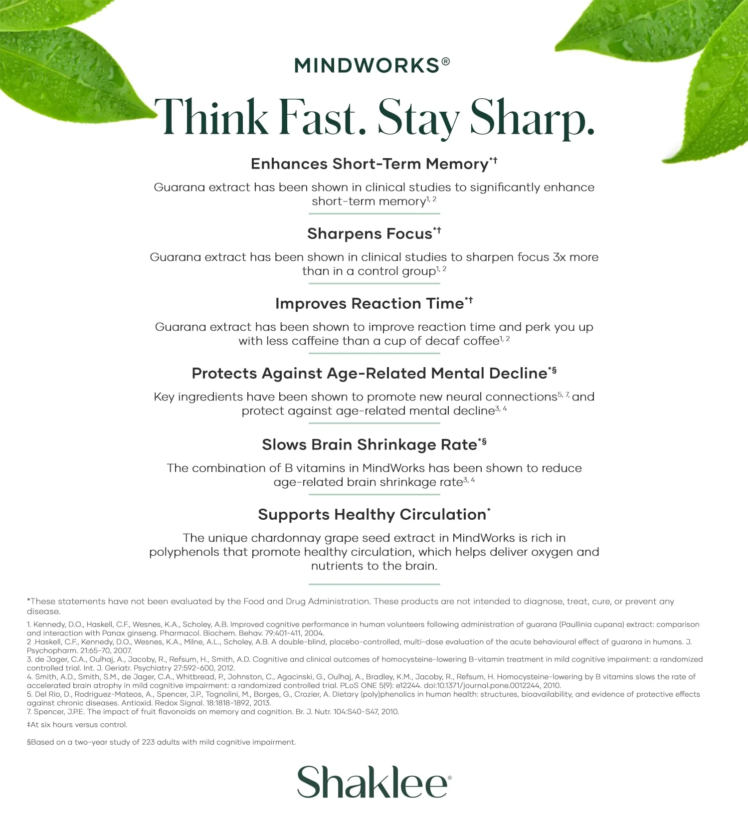 Shaklee MindWorks® – Brain Health Supplement for Sharpness & Focus | 30 Tablets - Image 5